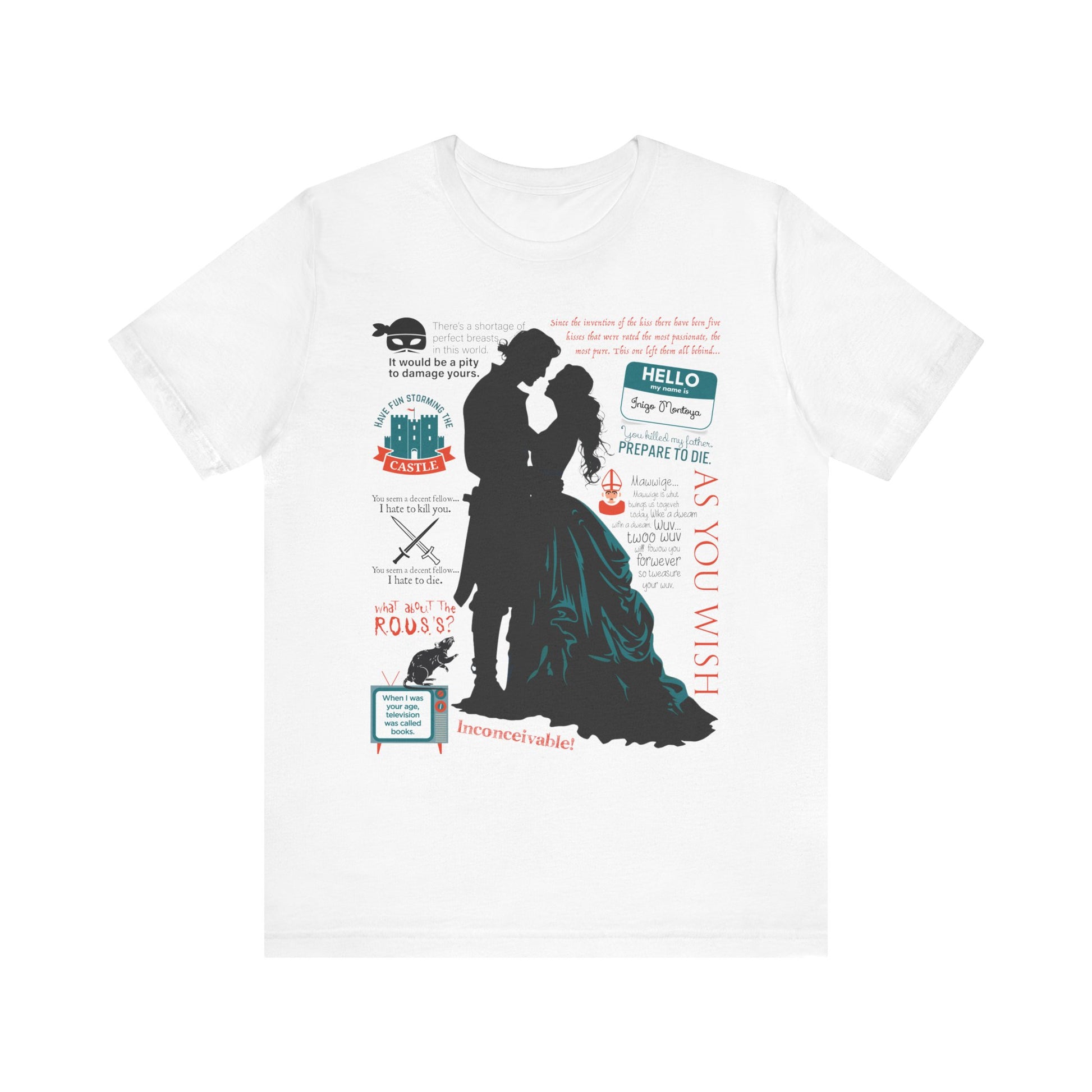 Princess Bride t-shirt vintage mens womens ladies | Speak Out Shirts