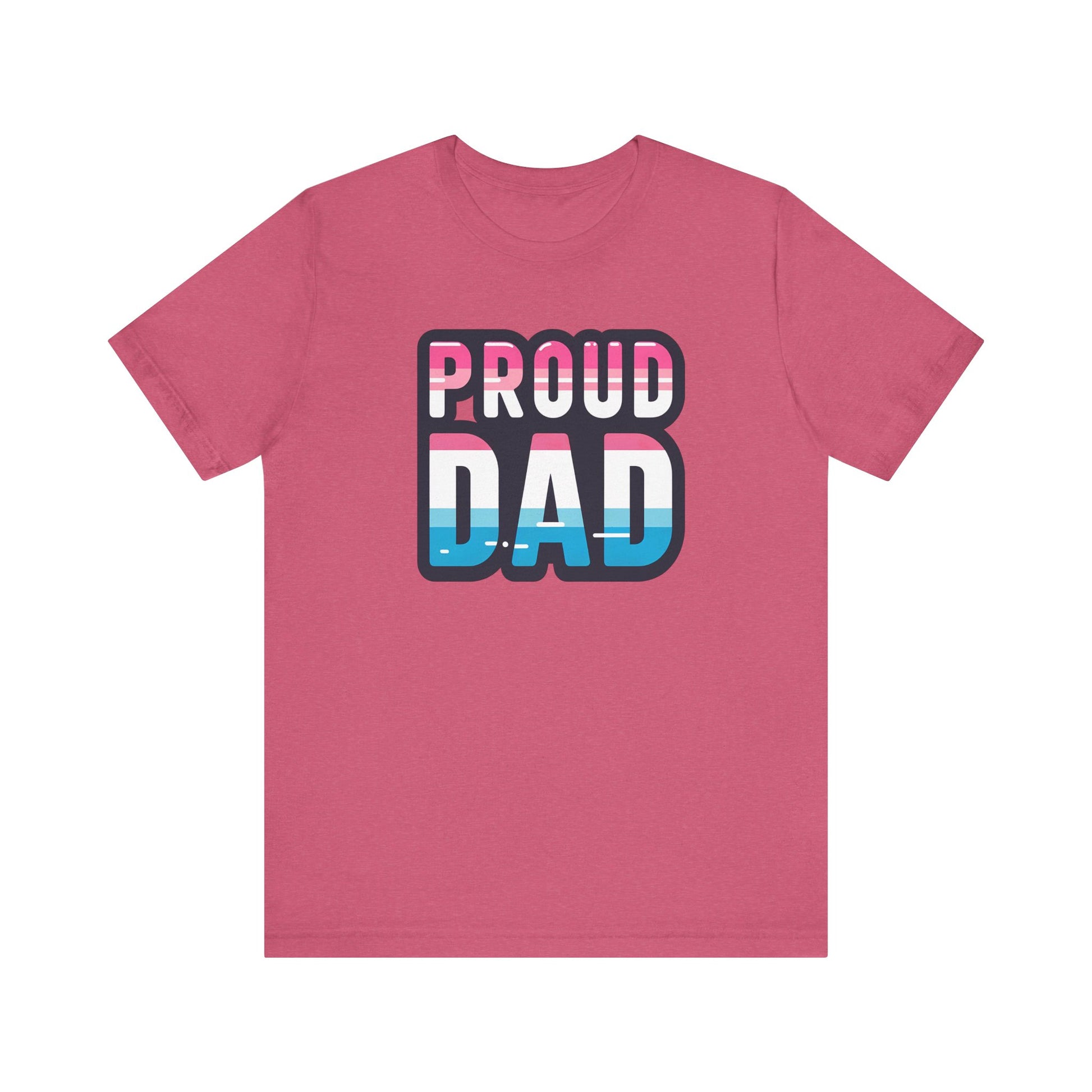 Proud Trans Dad Unisex Tee - LGBTQ+ Pride Shirt