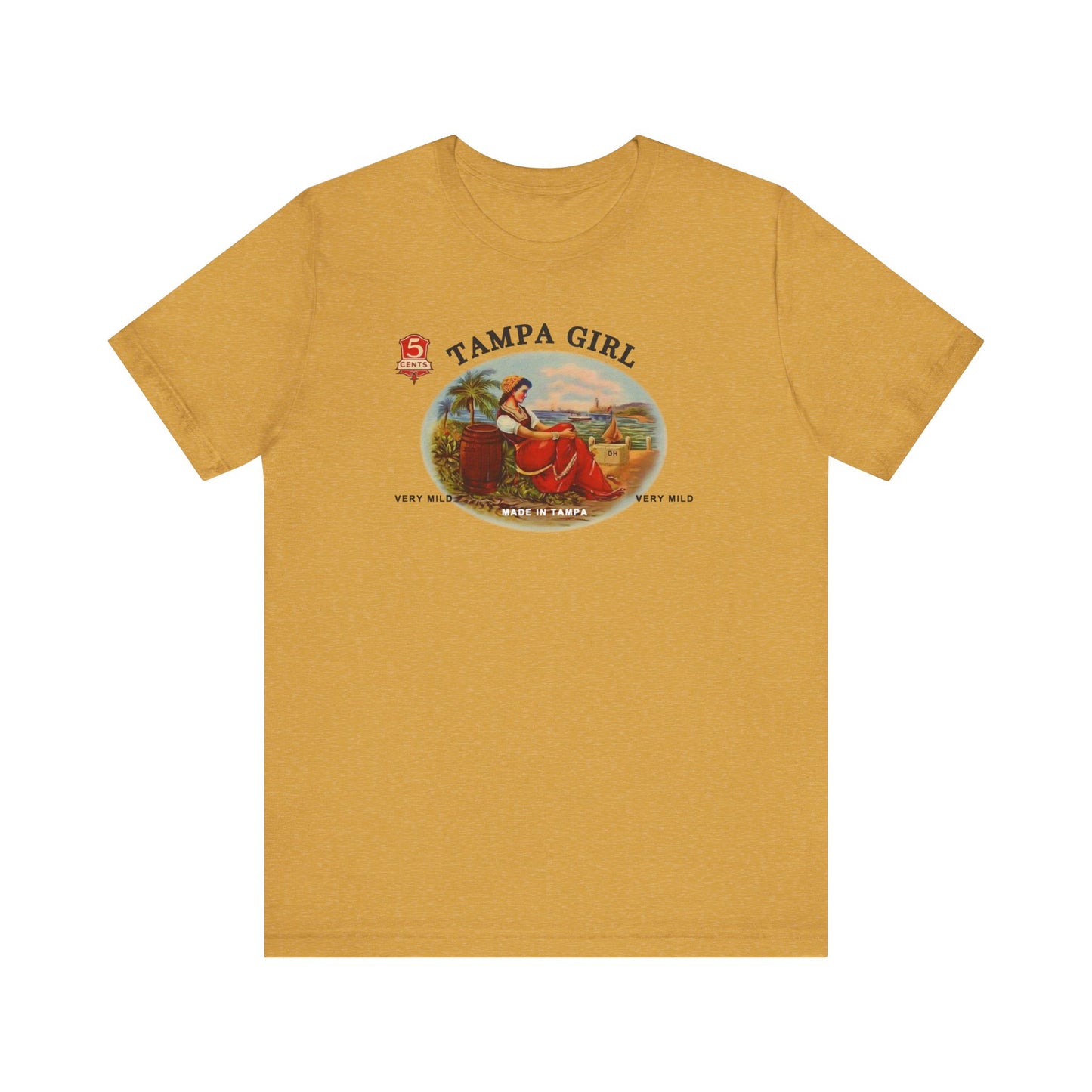 Tampa Girl Cigar Box Art Tee