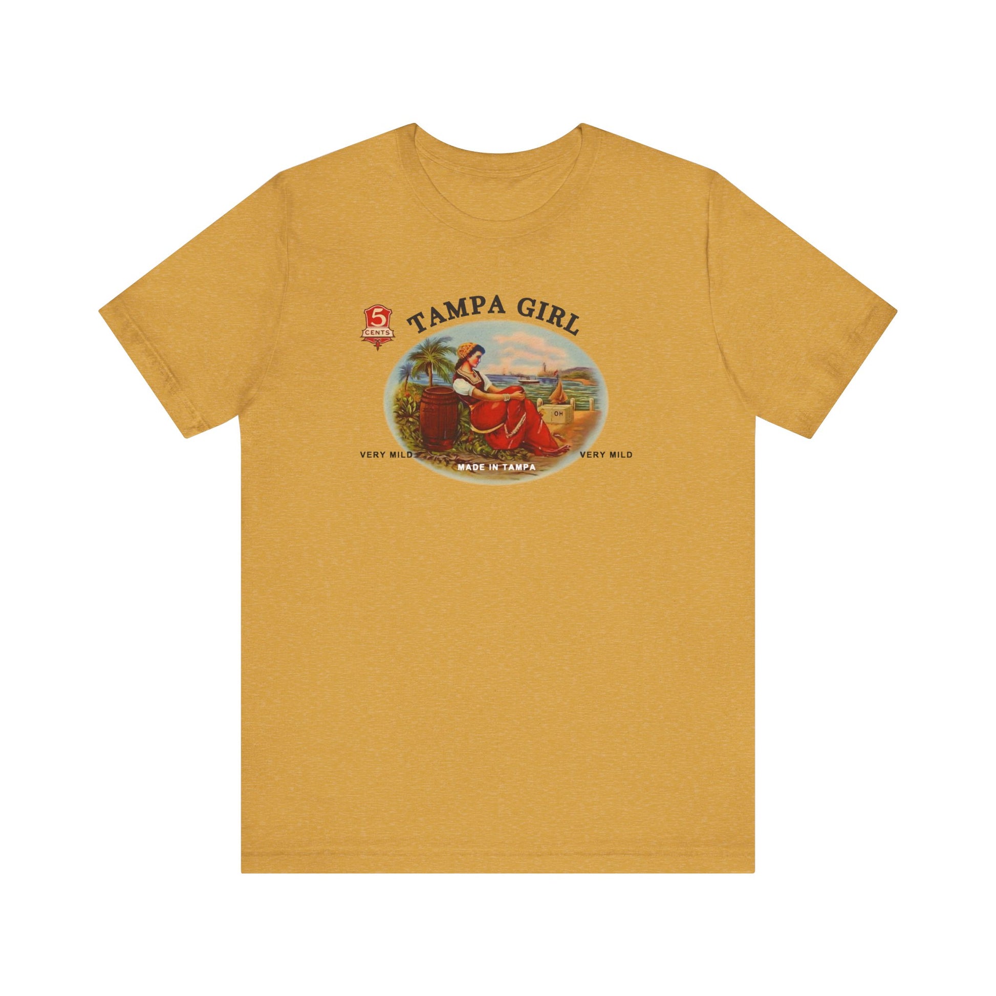 Tampa Girl Cigar Box Art t-shirt mens womens ladies | Speak Out Shirts