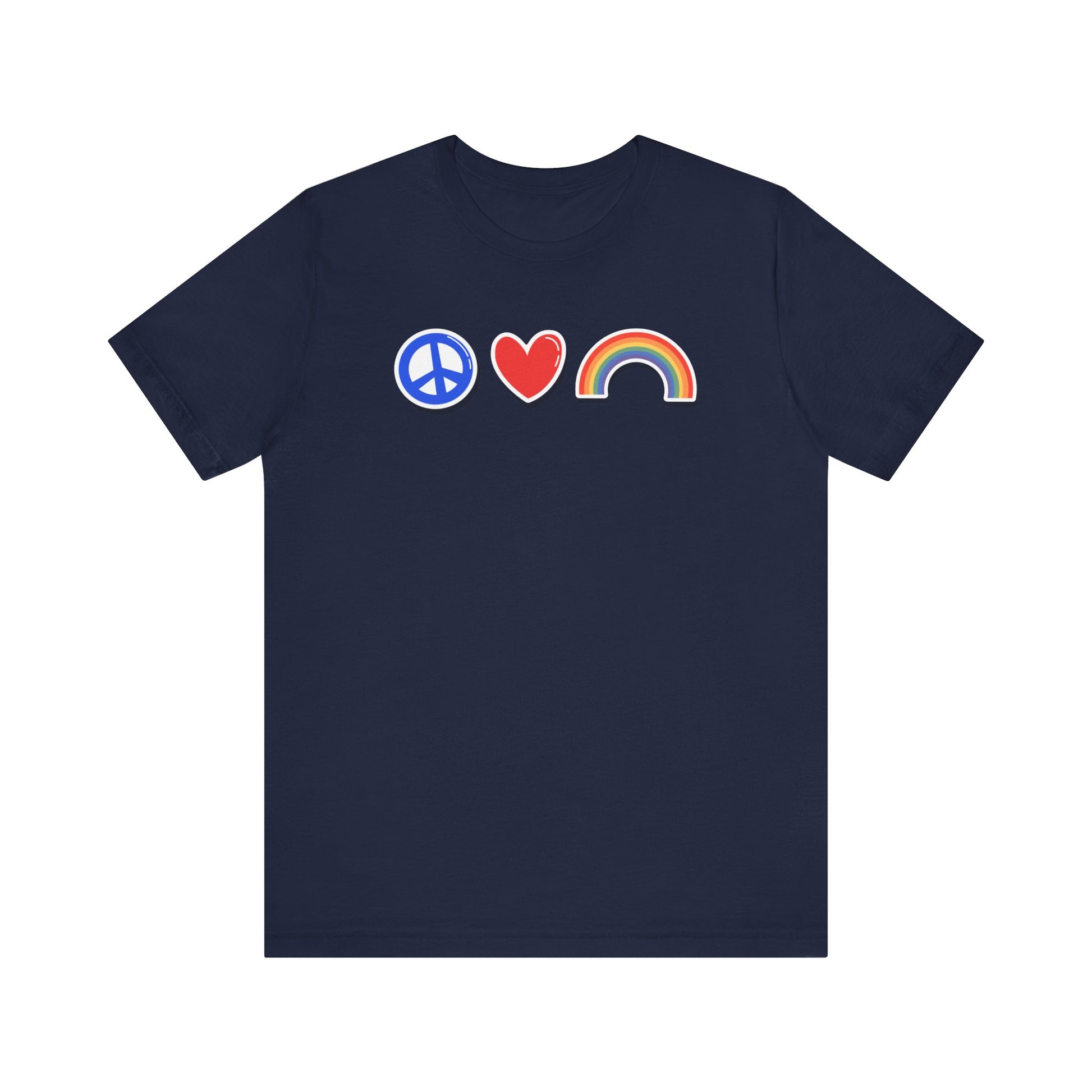 Peace, Love & Pride Tee - LGBTQ+ Pride Shirt