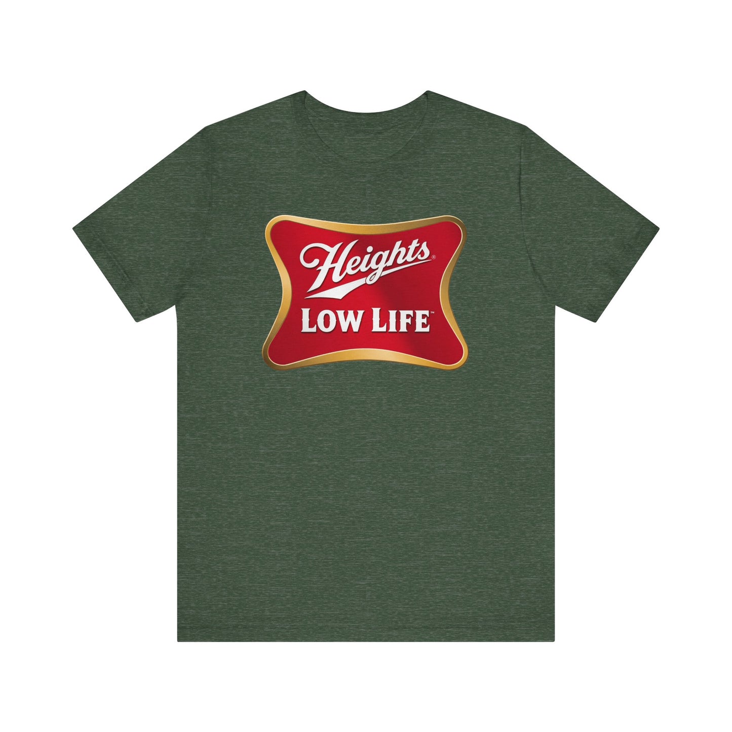 Heights Low Life Beer Logo t-shirt funny mens womens | Speak Out Shirts