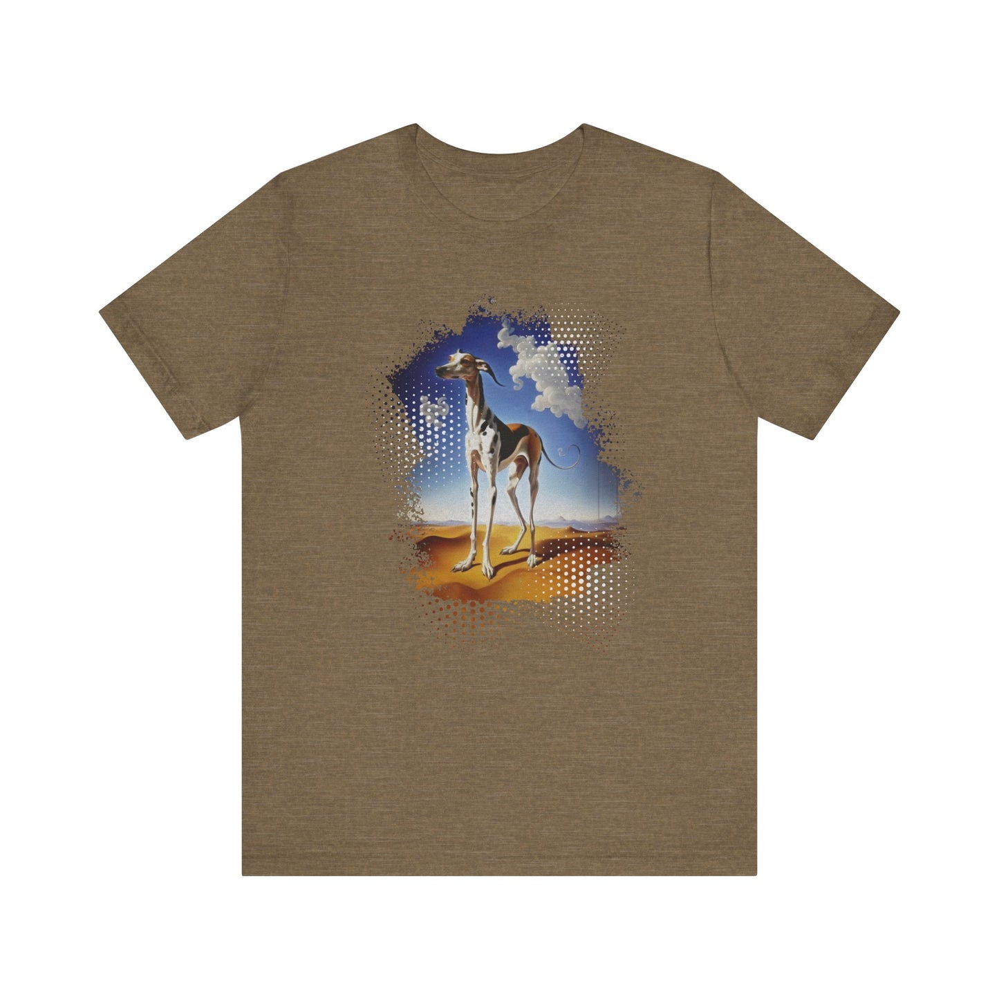 Greyhound Dreams - Dali Inspired Greyhound Unisex Tee