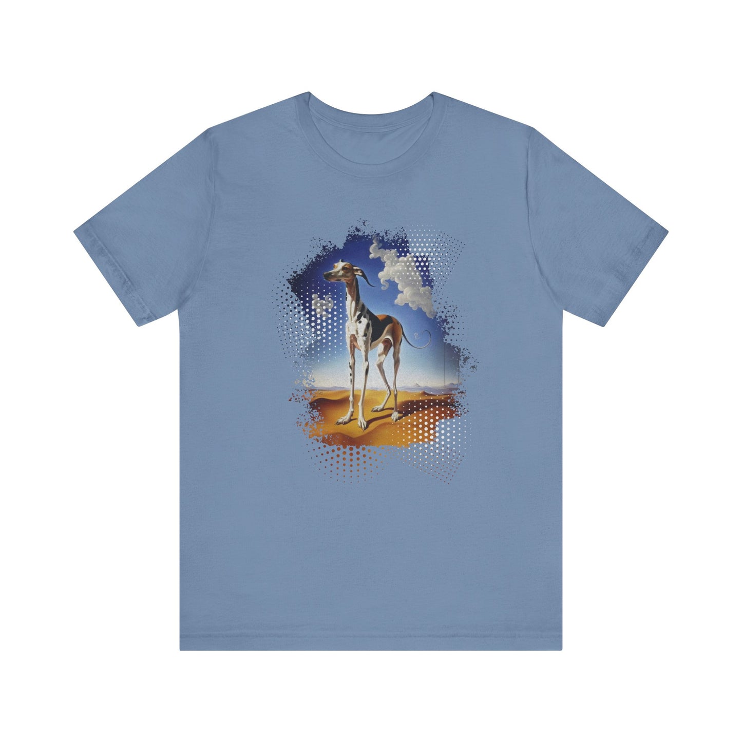Greyhound Dreams - Dali Inspired Greyhound Unisex Tee