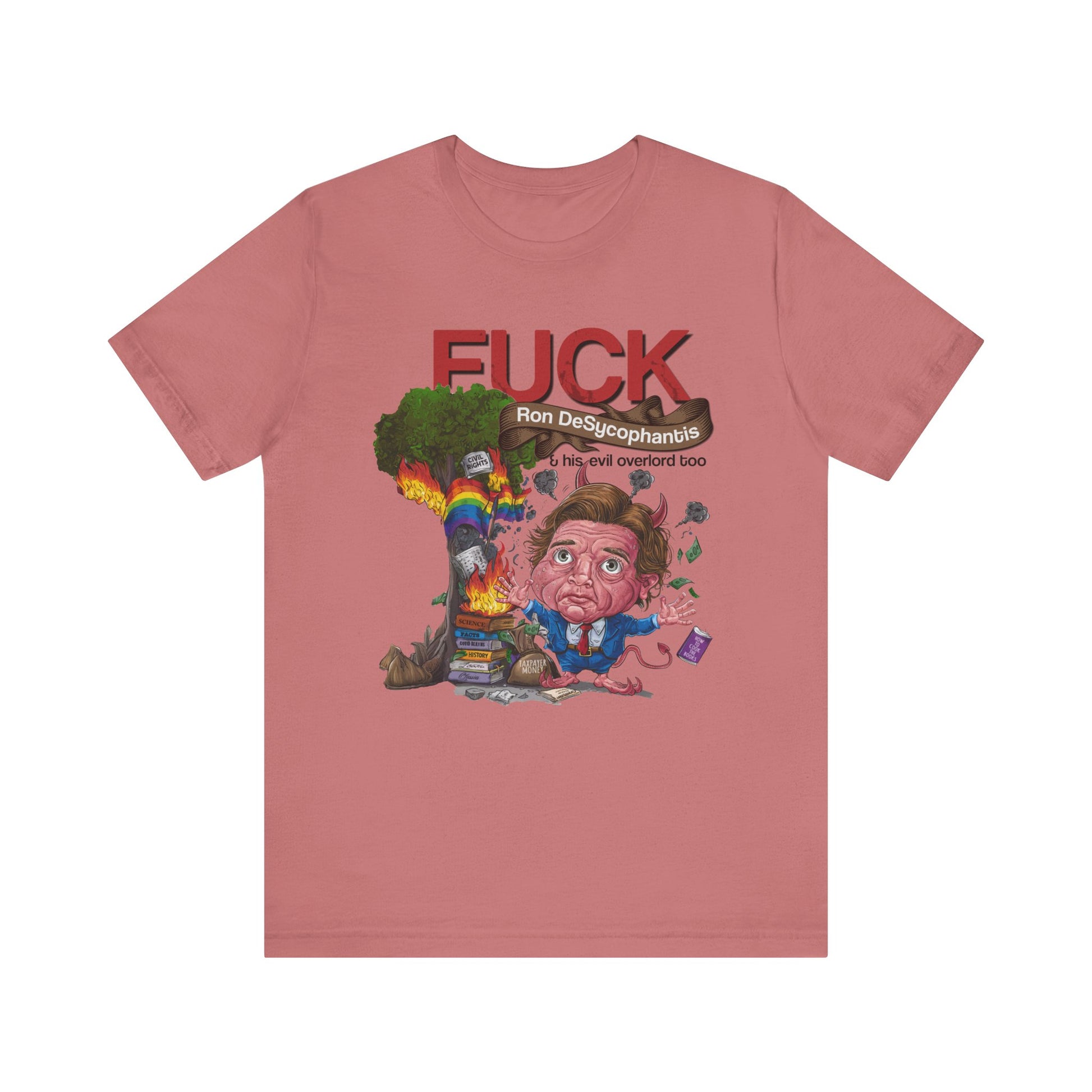 Fuck Ron DeSantis t-shirt protest mens womens | Speak Out Shirts