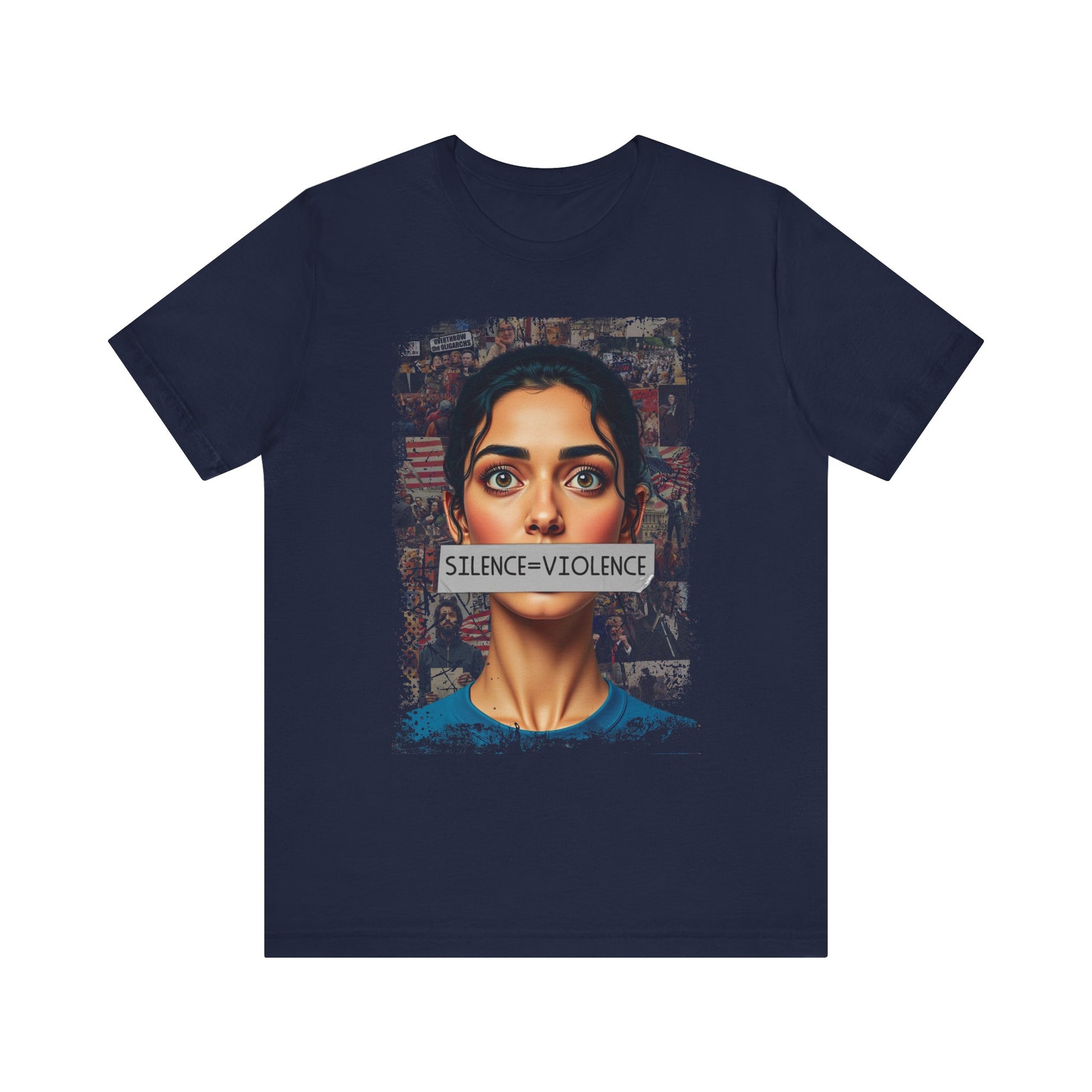 Silence = Violence t-shirt protest mens womens | Speak Out Shirts