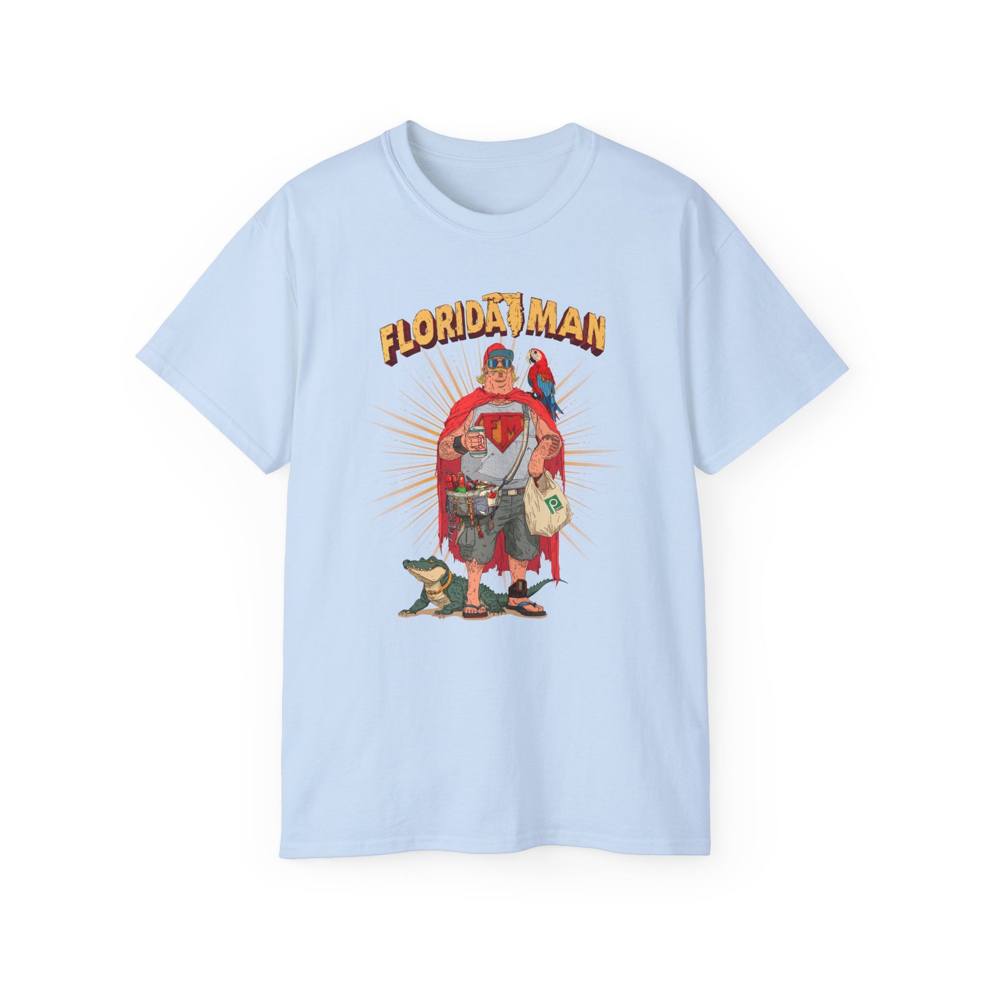 Florida Man The Anti Hero No One Asked For t-shirt activist mens womens | Speak Out Shirts