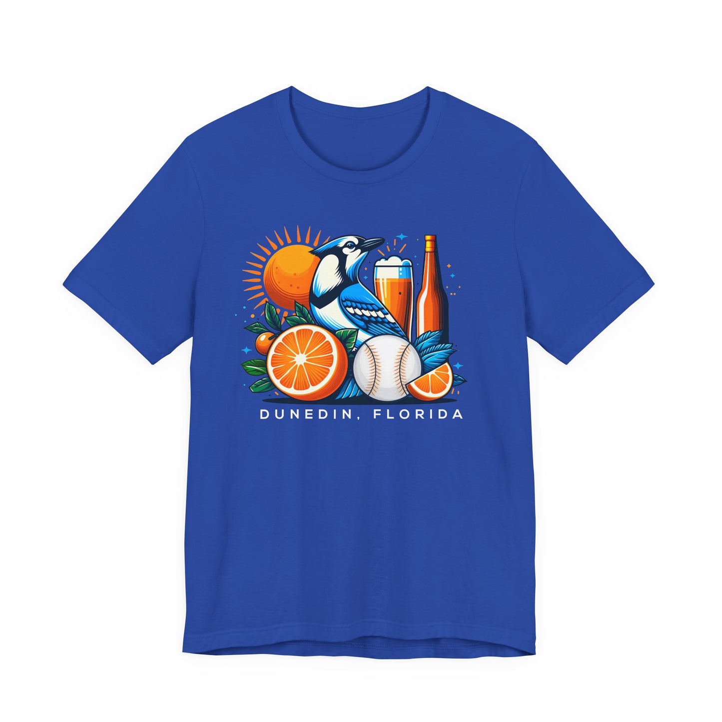 Dunedin Blue Beer & Bluejays BackUp t-shirt mens womens ladies | Speak Out Shirts