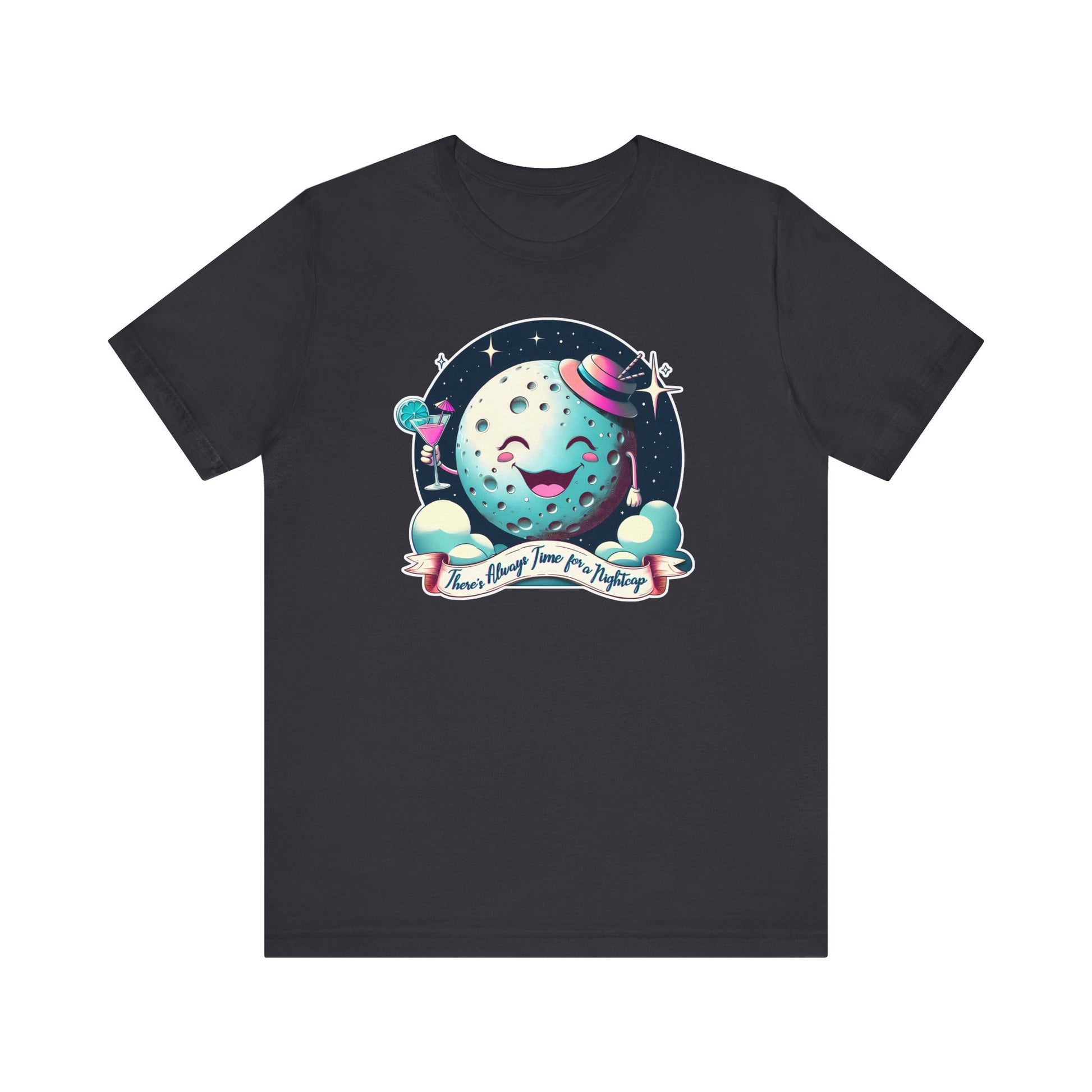 How about a Nightcap? Moon & Martini t-shirt mens womens ladies | Speak Out Shirts