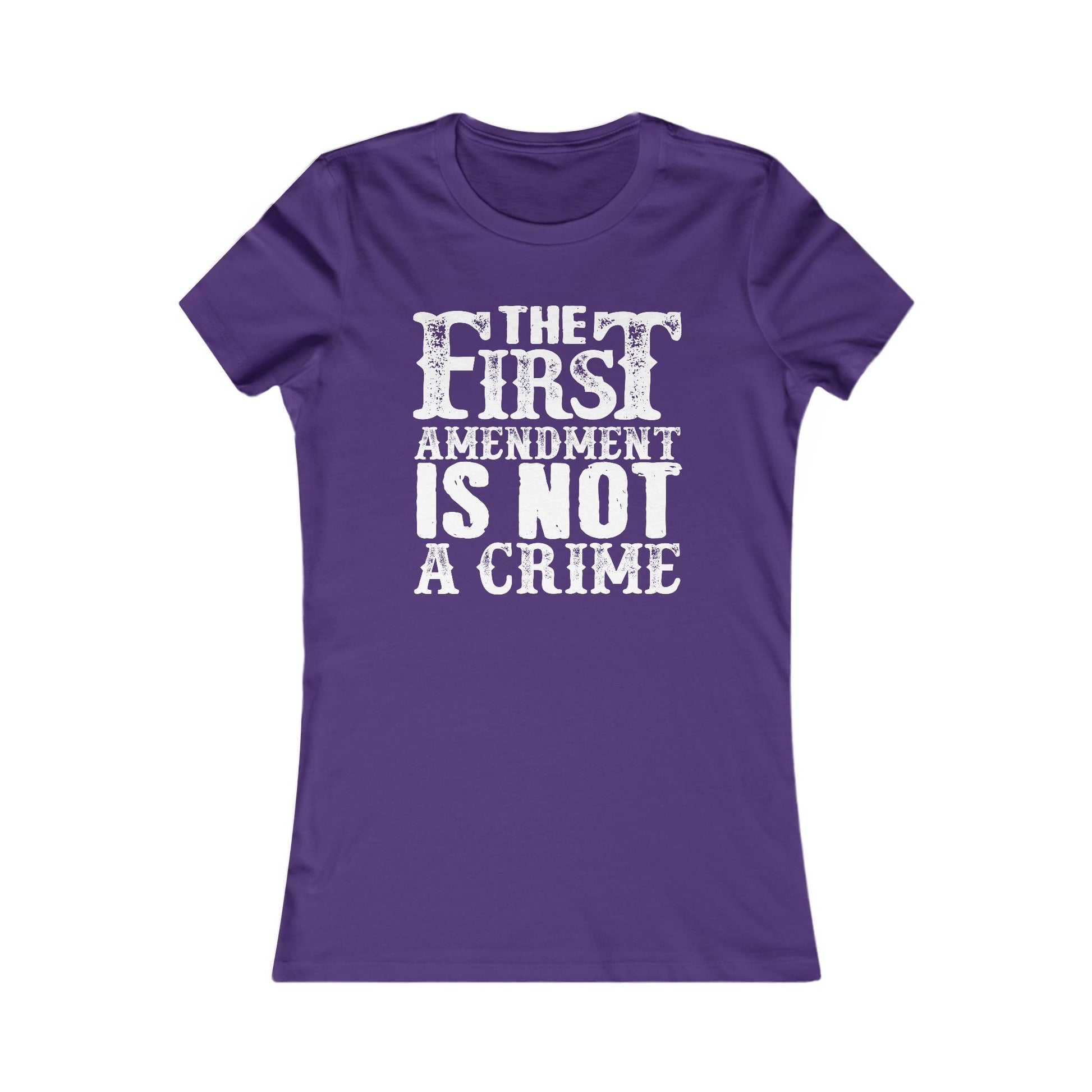 The First Amendment Is Not a Crime Women's Tee