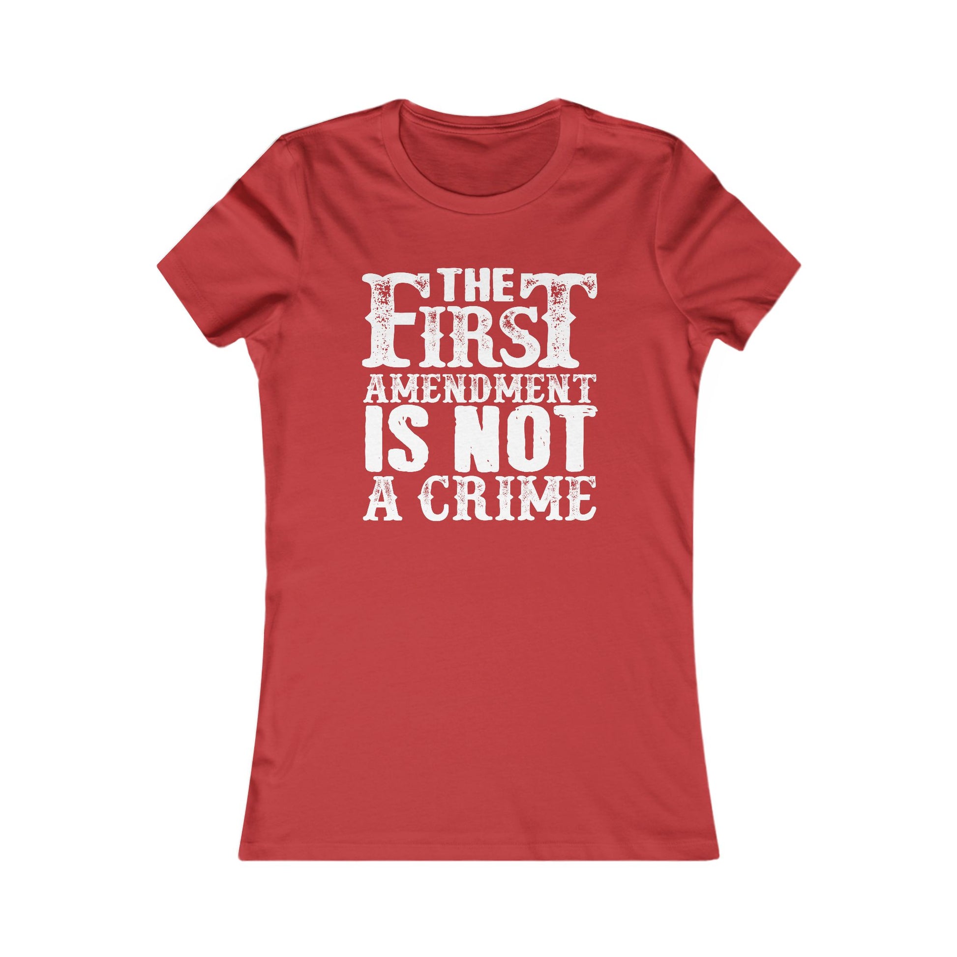 The First Amendment Is Not a Crime Women's Tee