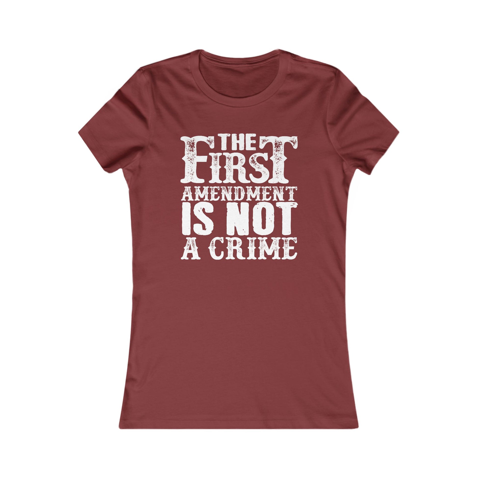 The First Amendment Is Not a Crime Women's Tee