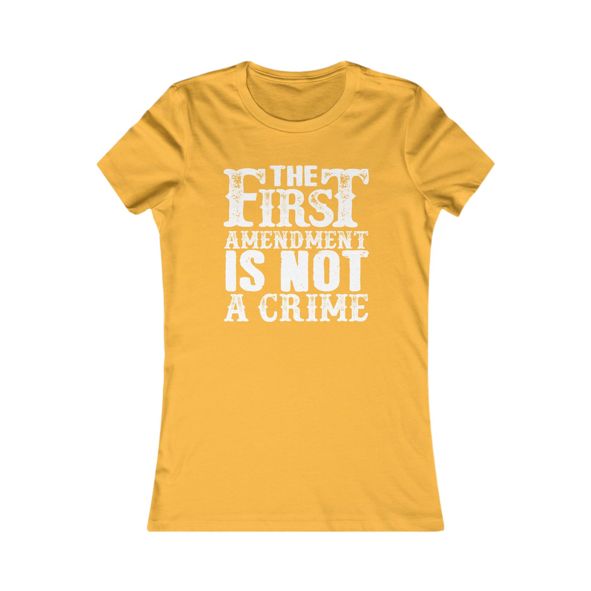 The First Amendment Is Not a Crime Women's Tee