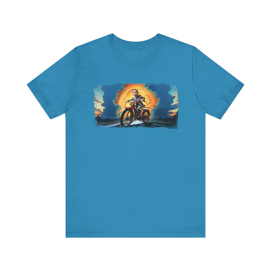 Pee Wee Herman Riding into the Sunset Graphic Tee