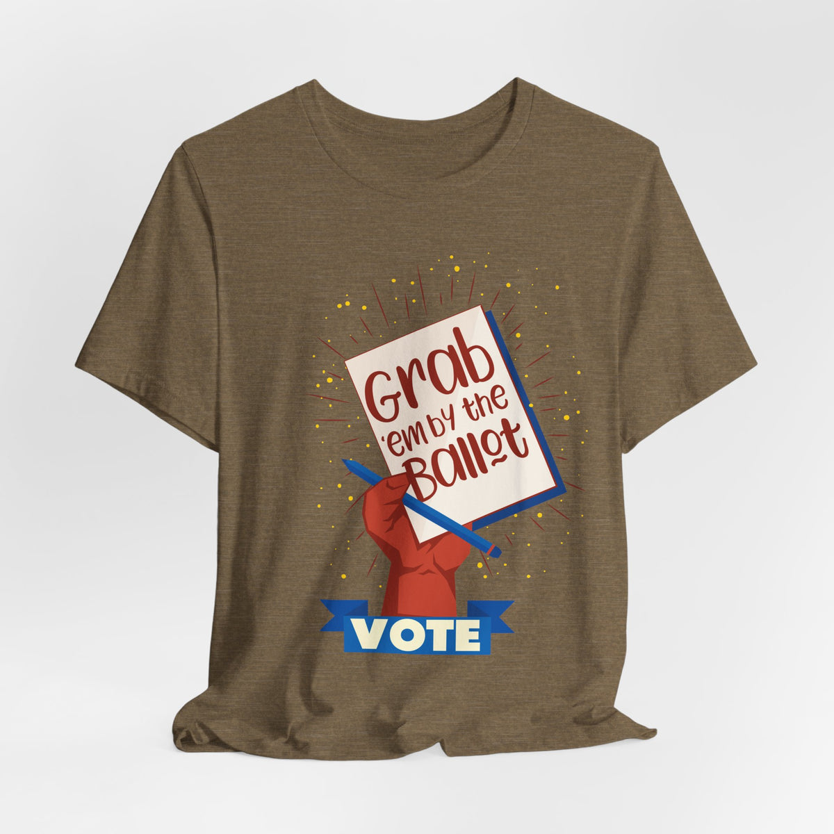 Vote T‑Shirt — "Grab 'Em by the Ballot" Voting Tee
