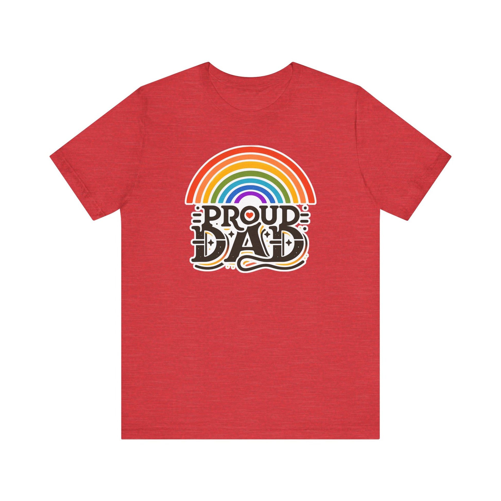 Proud Dad Unisex Tee - LGBTQ+ Ally Pride