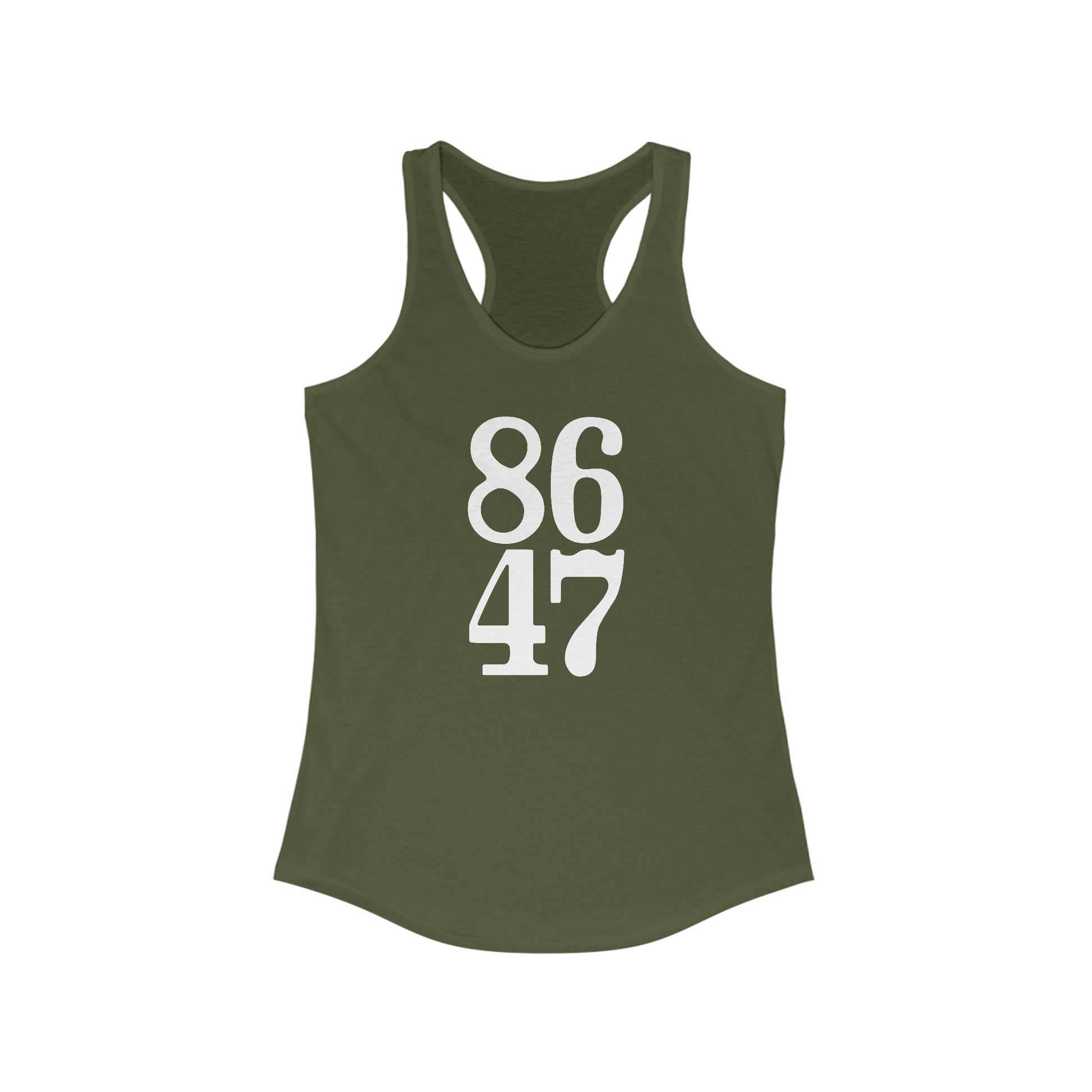 8647 Racerback Tank - Coded Statement Tank Top