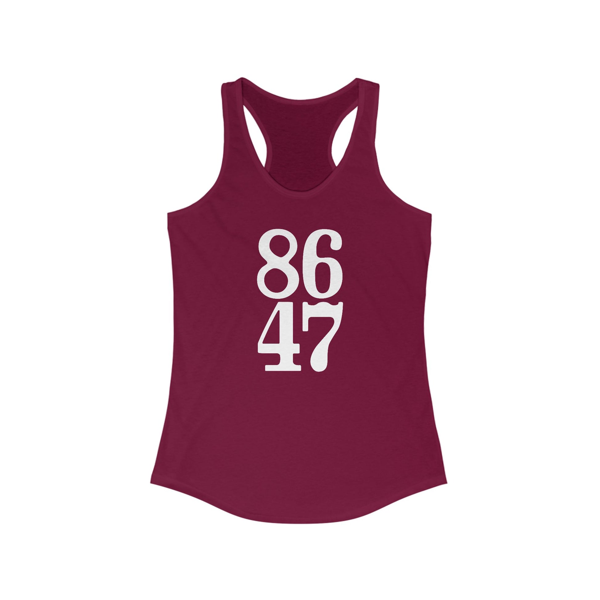 8647 Racerback Tank - Coded Statement Tank Top