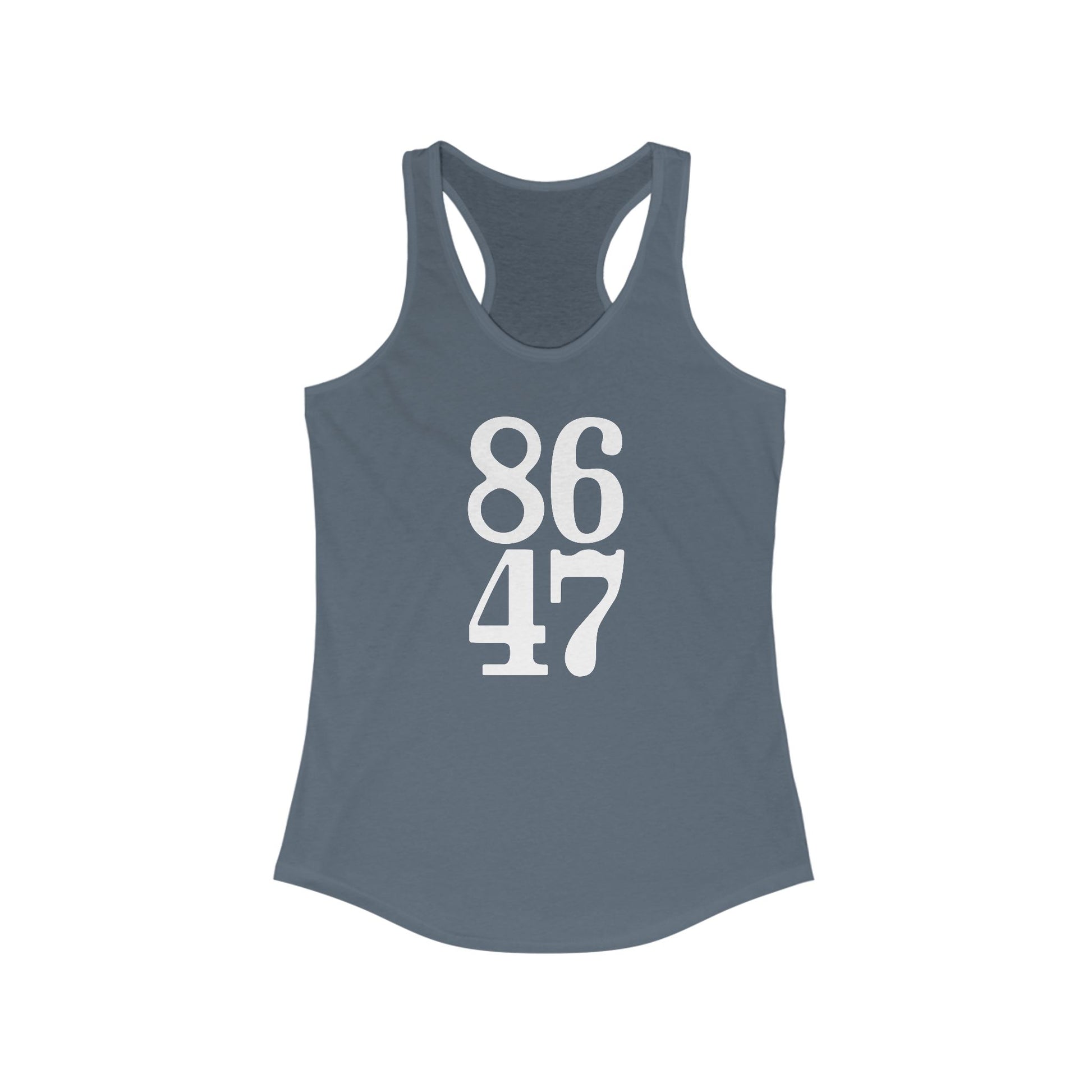 8647 Racerback Tank - Coded Statement Tank Top