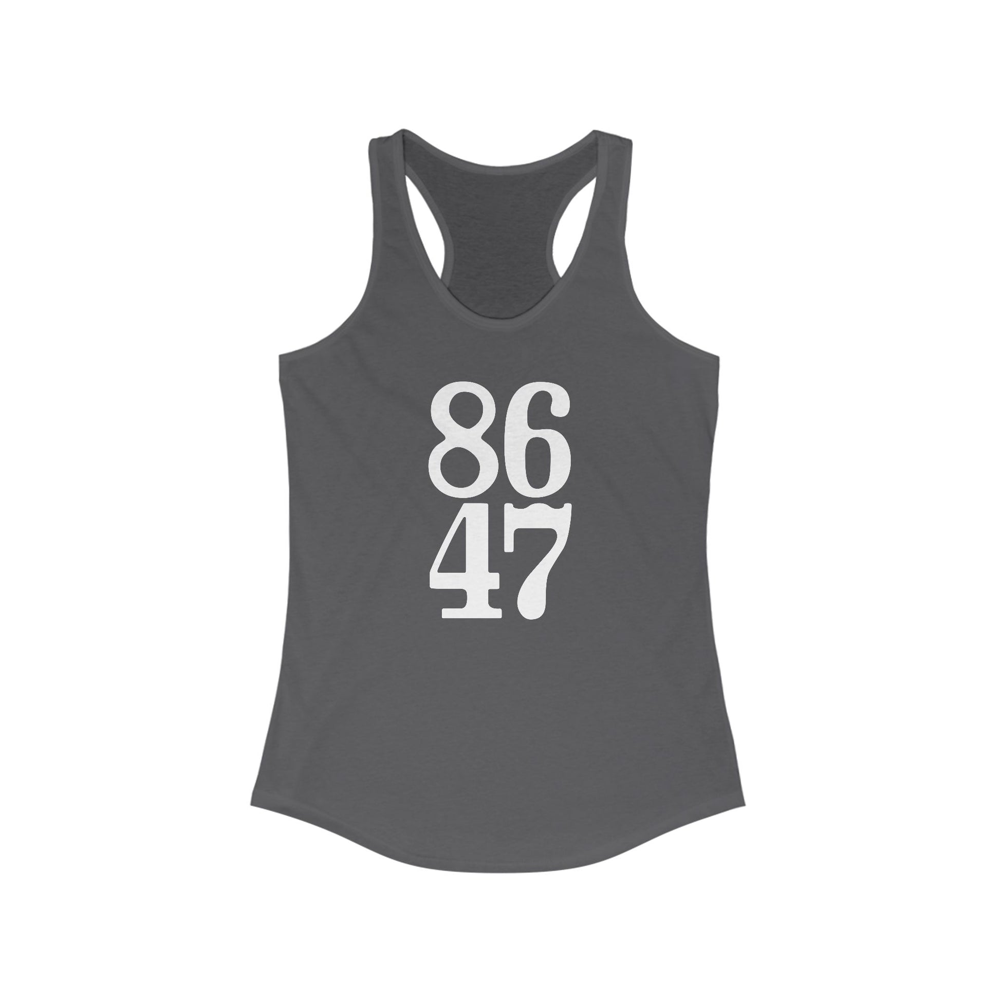 8647 Racerback Tank - Coded Statement Tank Top