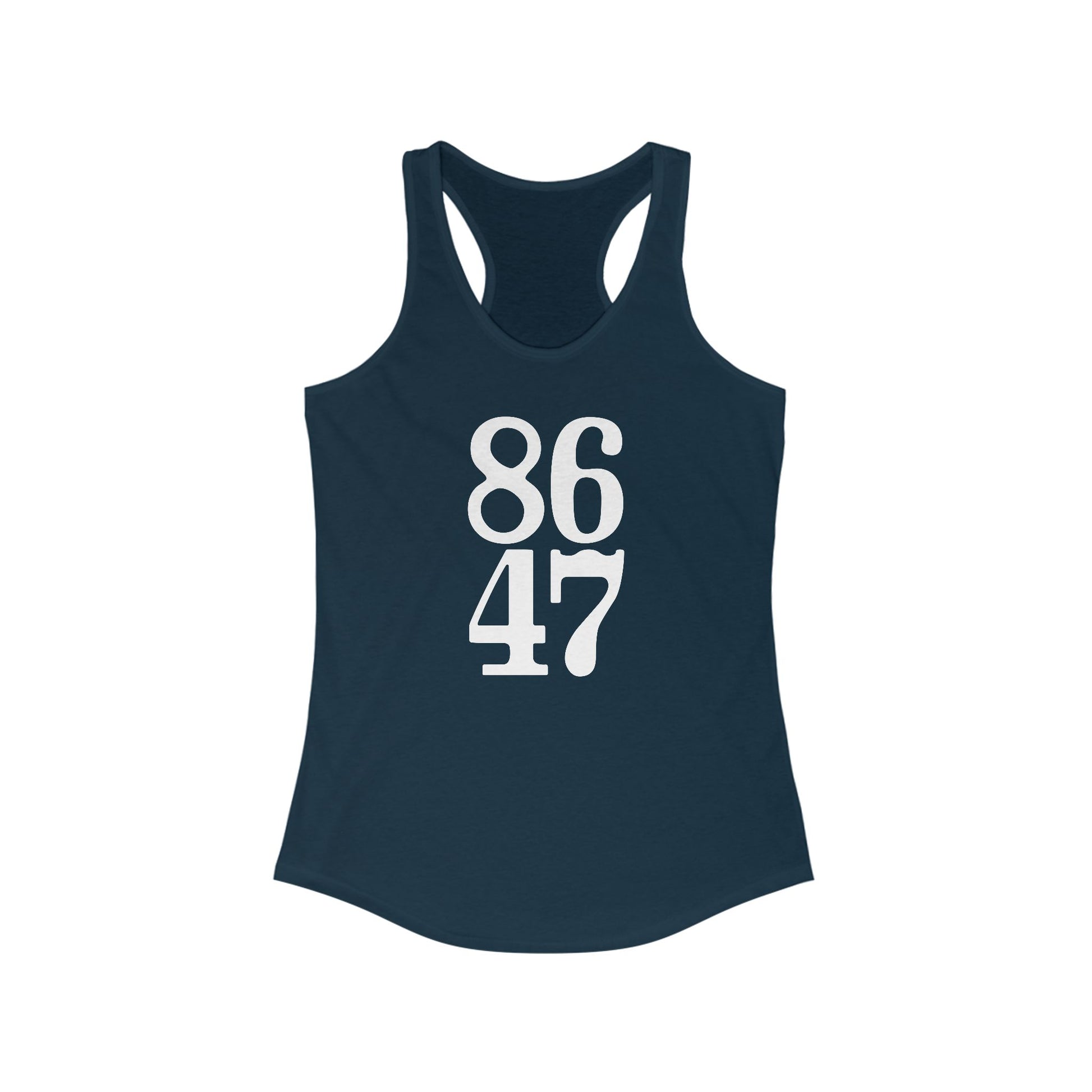 8647 Racerback Tank - Coded Statement Tank Top