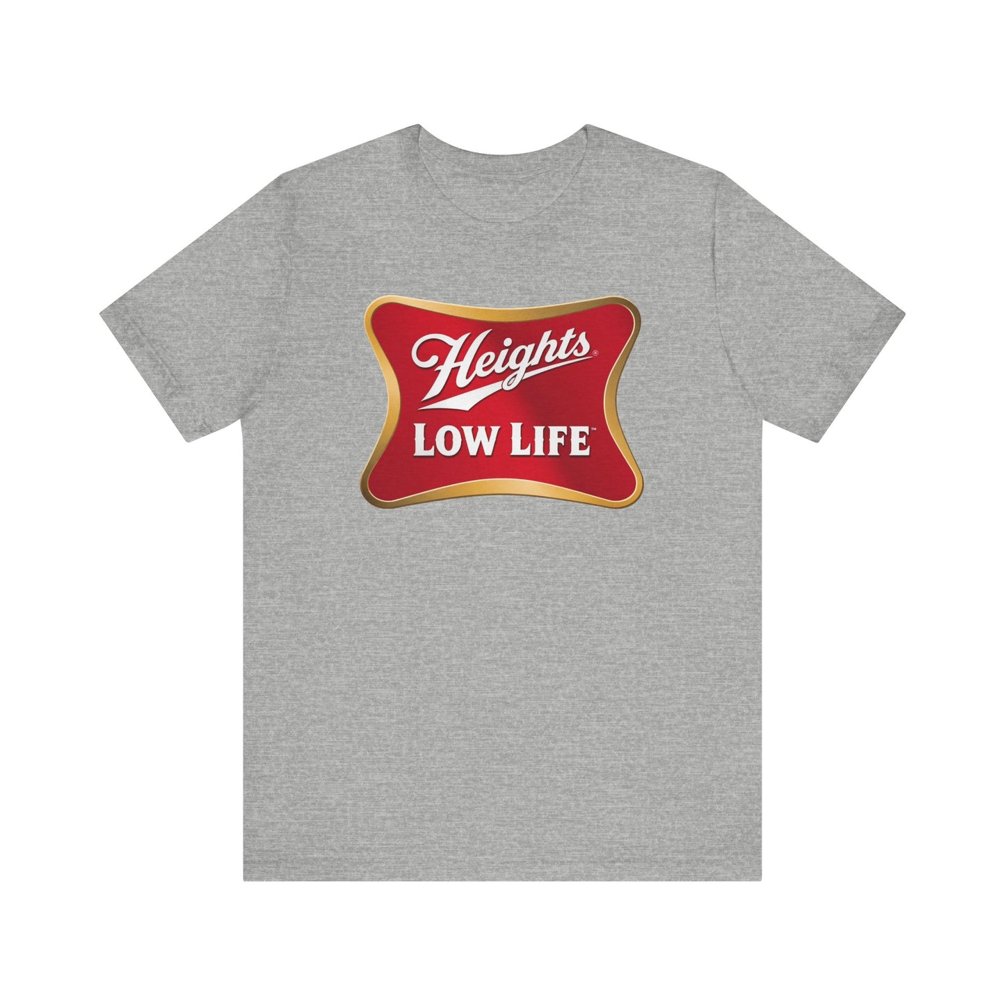 Heights Low Life Beer Logo t-shirt funny mens womens | Speak Out Shirts