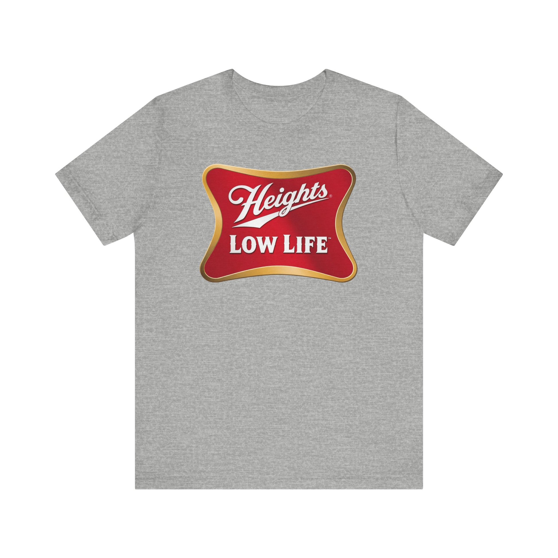 Heights Low Life Beer Logo t-shirt funny mens womens | Speak Out Shirts