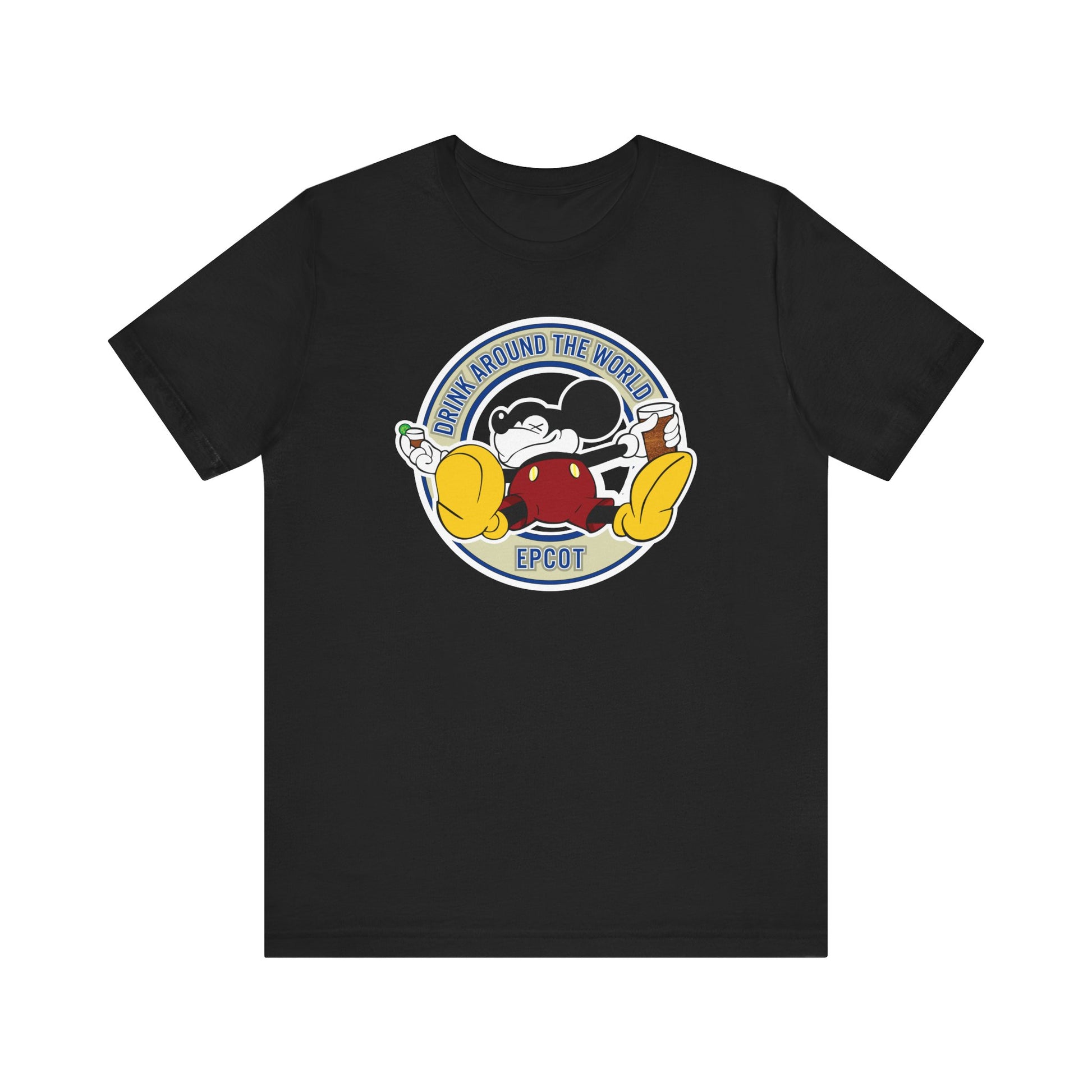 Tipsy Mickey Epcot Group Drinking t-shirt mens womens ladies | Speak Out Shirts