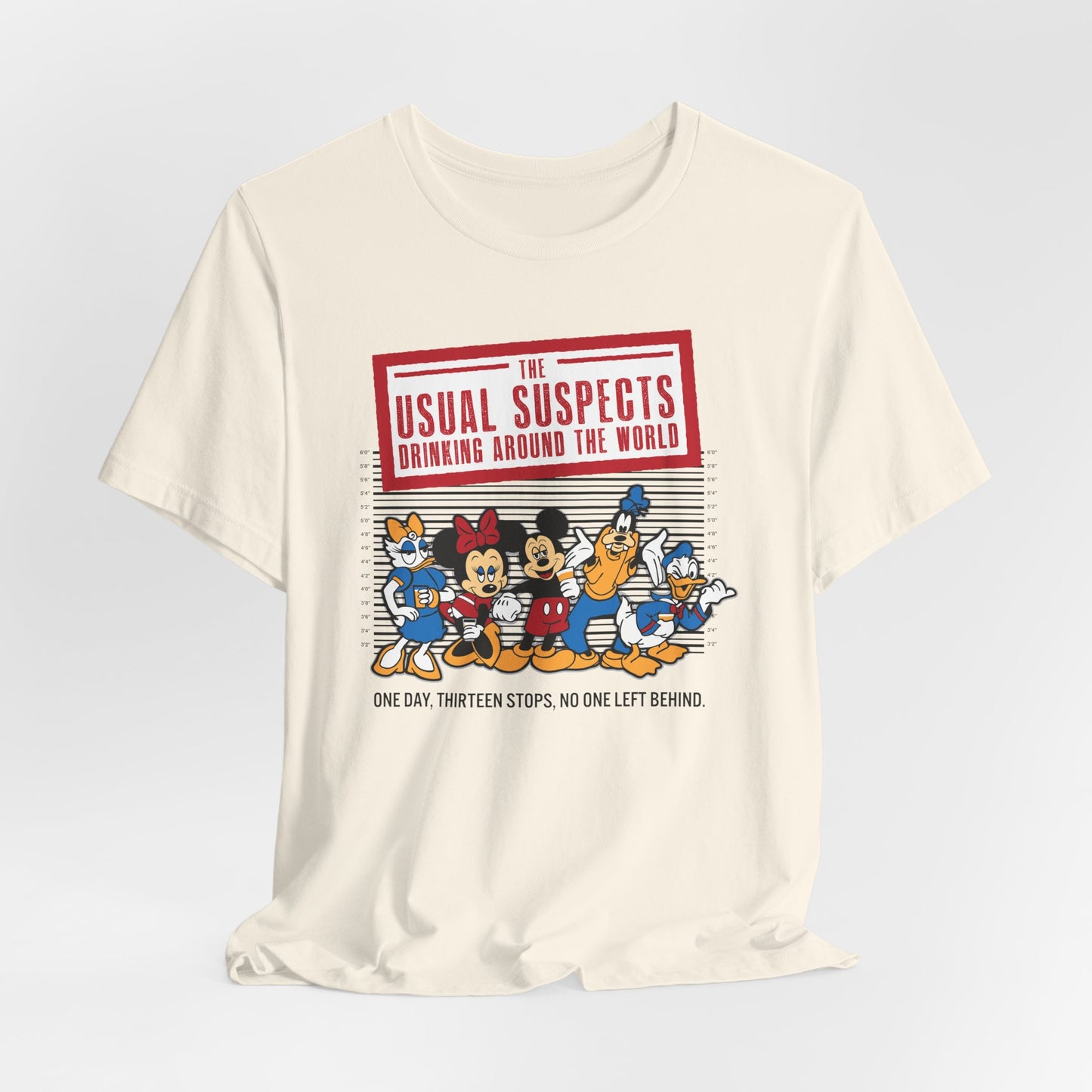 The Usual Suspects Drinking Around the World Epcot T-Shirt