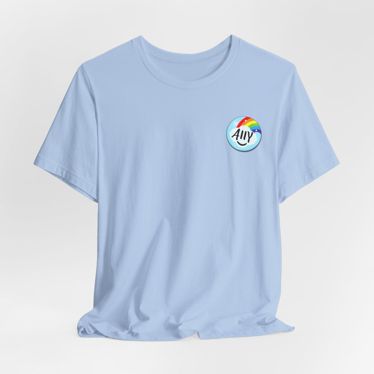 Ally Rainbow Heart Tee - LGBTQ+ Pride Support T-Shirt