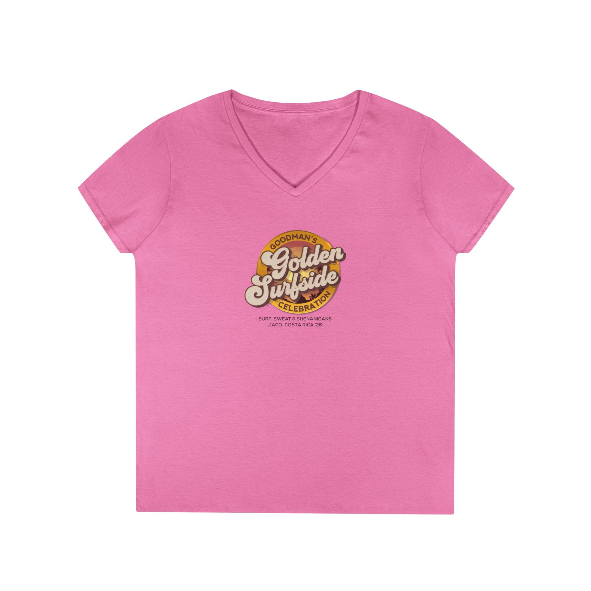 V Neck James Good Vibes Only Birthday Celebration t-shirt mens womens ladies | Speak Out Shirts