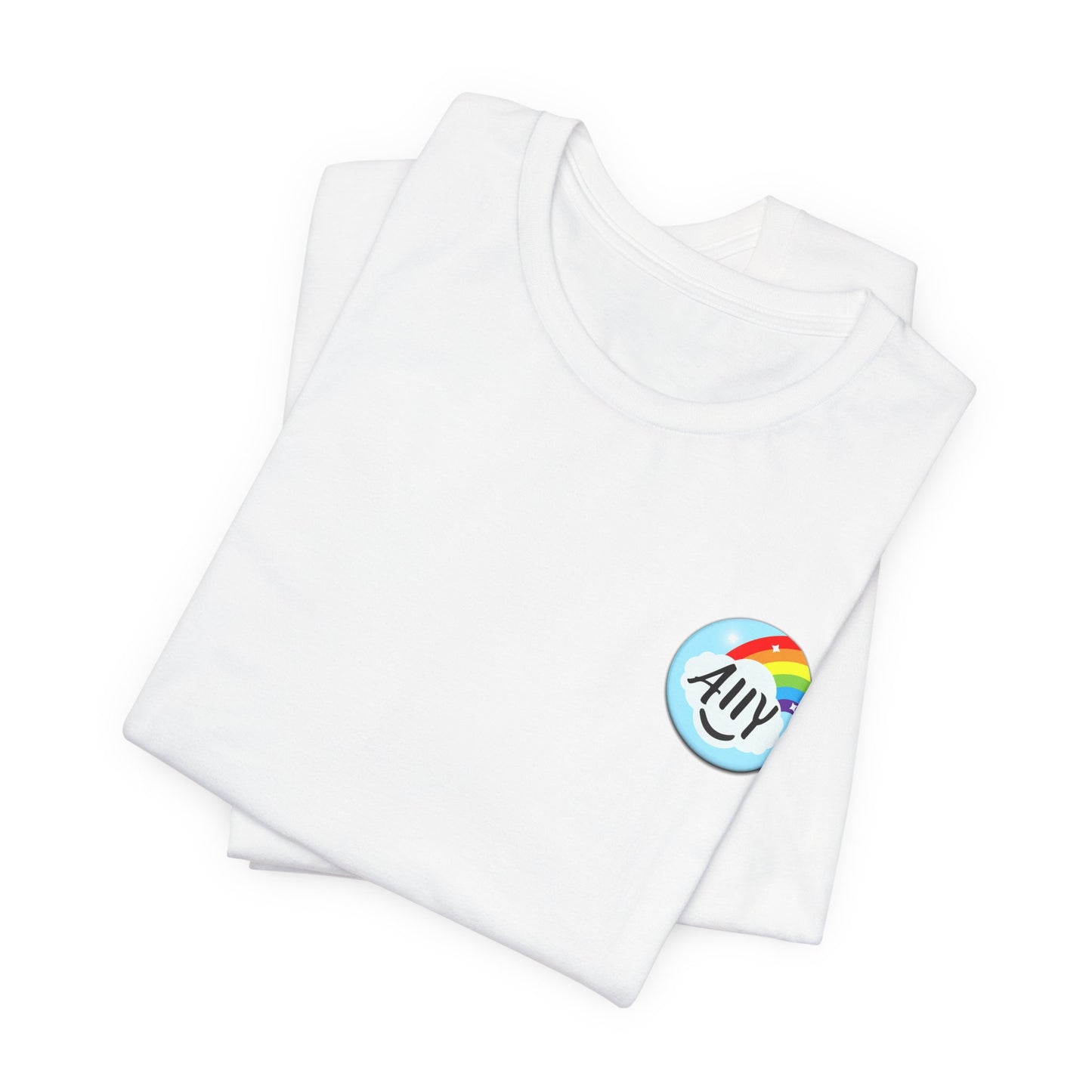 Ally Rainbow Heart Tee - LGBTQ+ Pride Support T-Shirt
