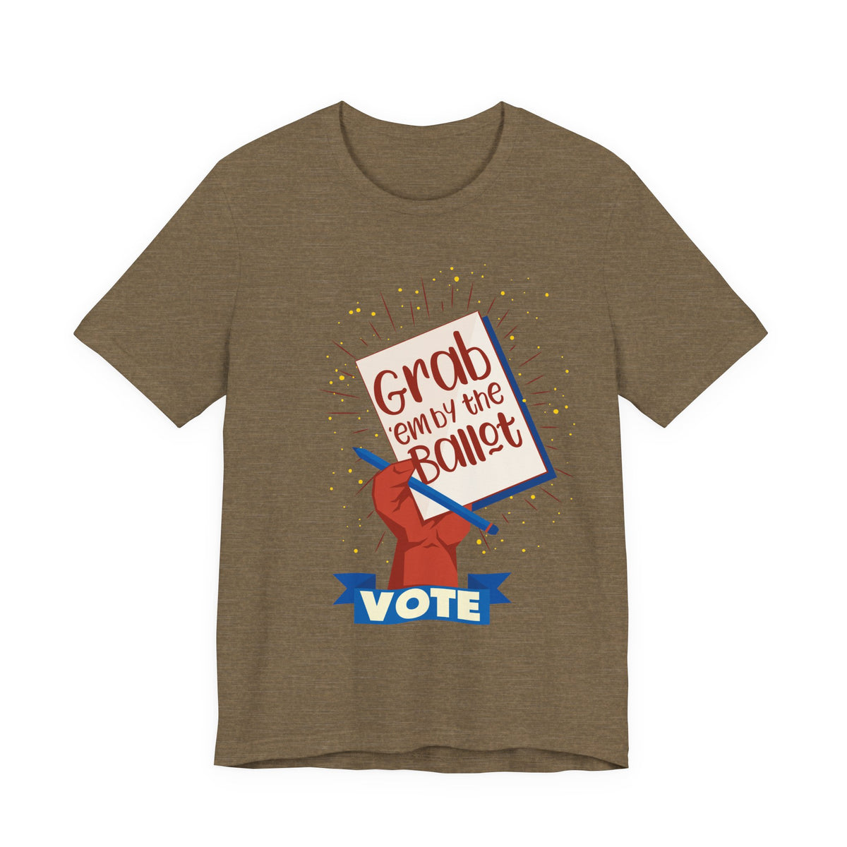 Vote T‑Shirt — "Grab 'Em by the Ballot" Voting Tee