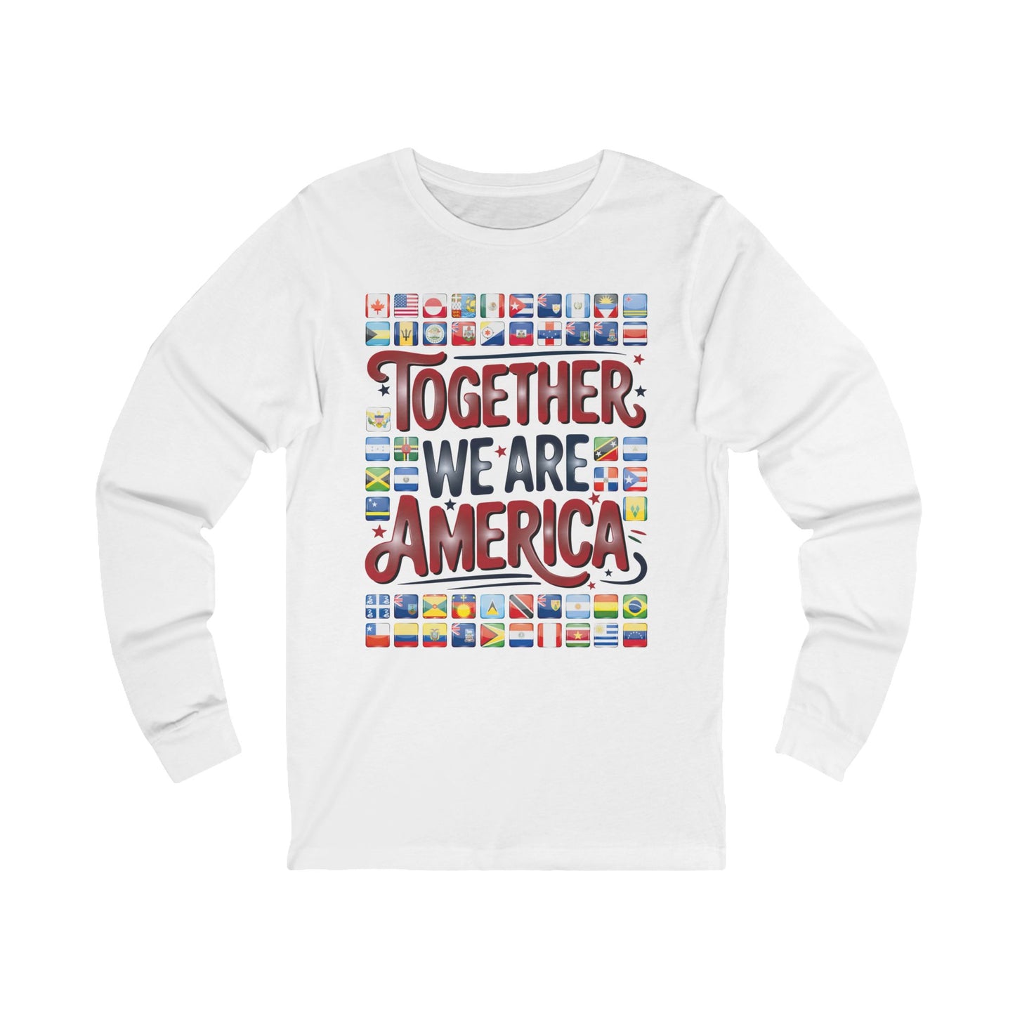 Together We Are America Long Sleeve t-shirt protest mens womens | Speak Out Shirts