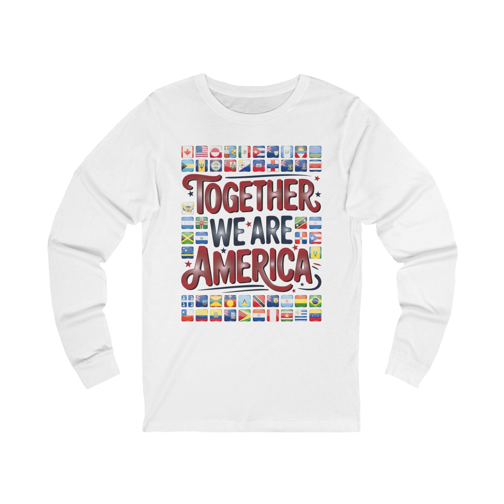 Together We Are America Long Sleeve t-shirt protest mens womens | Speak Out Shirts