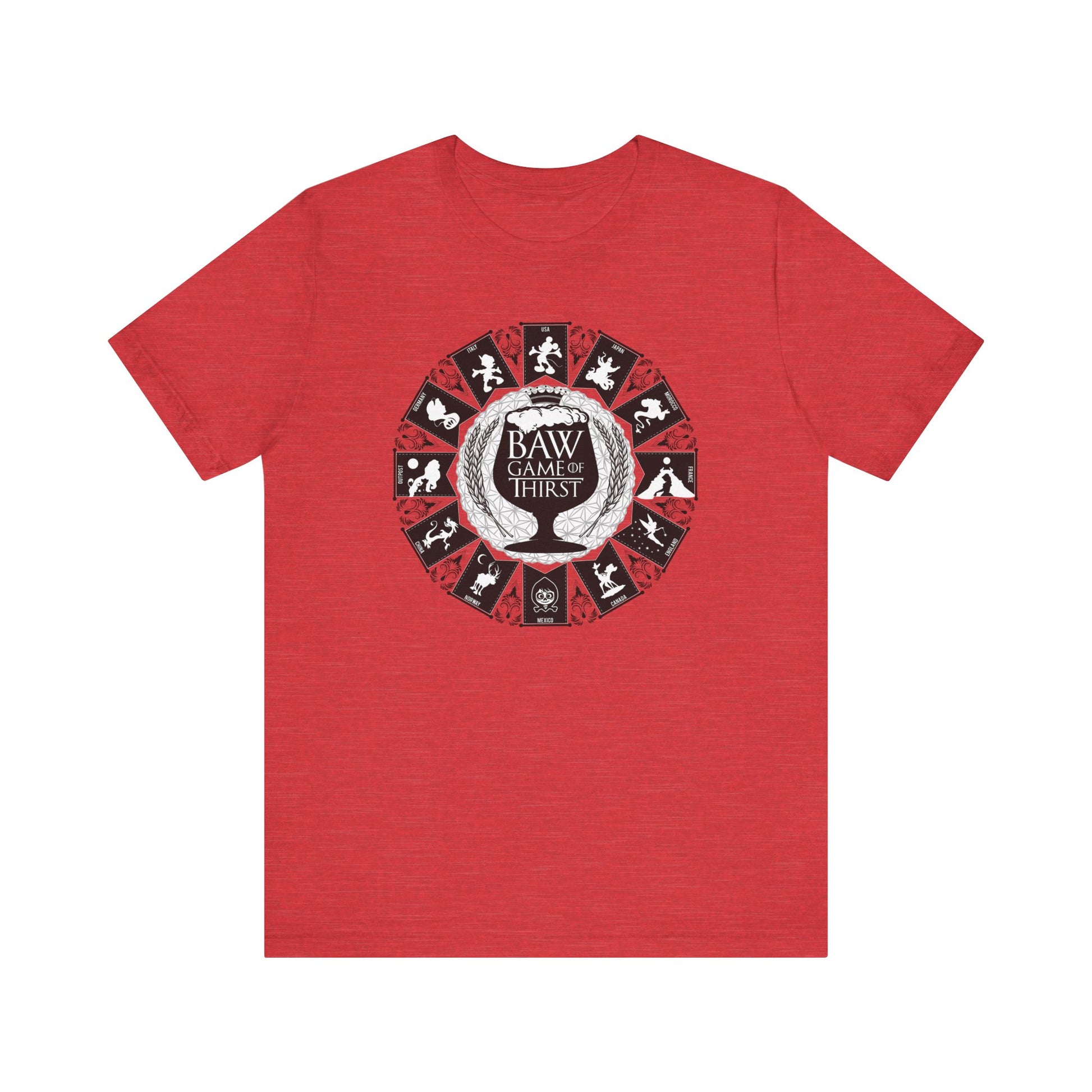 Game of Thirst Epcot Group Drinking t-shirt mens womens ladies | Speak Out Shirts