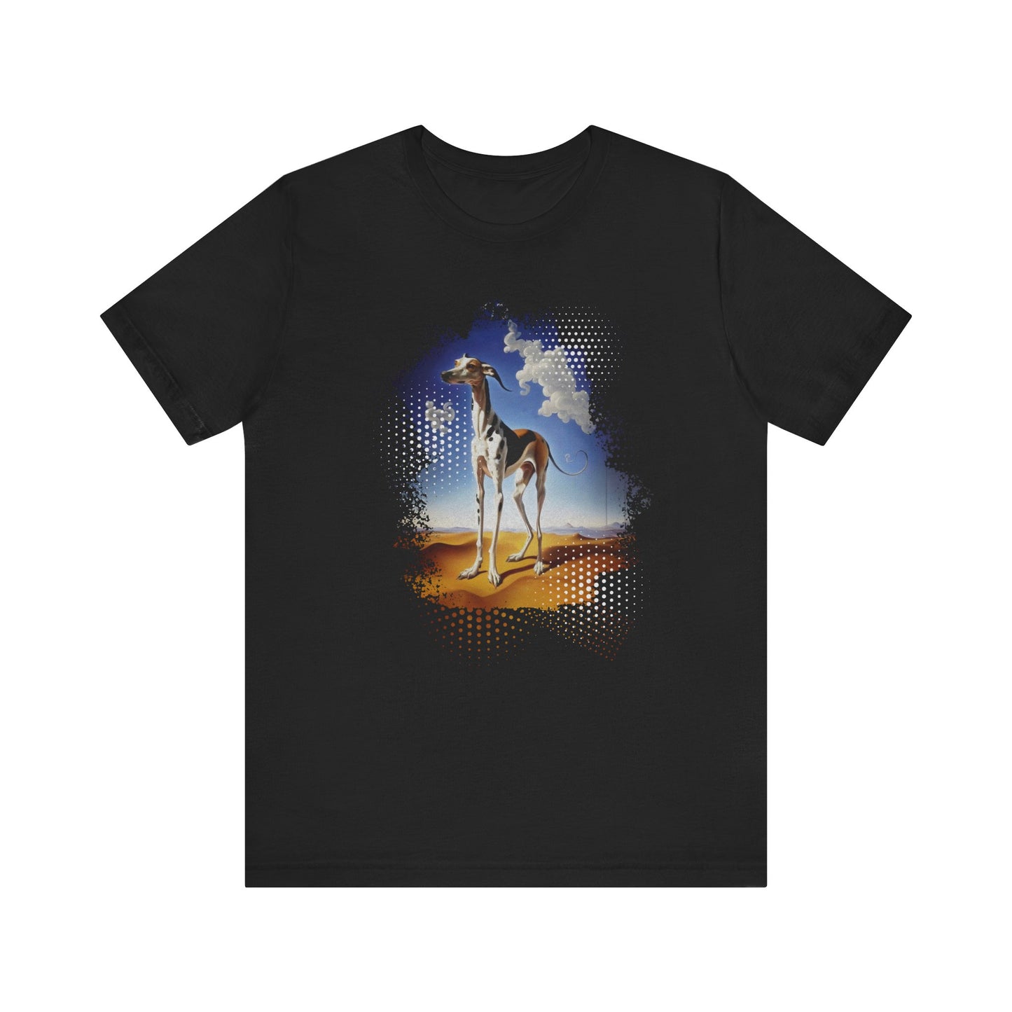 Greyhound Dreams - Dali Inspired Greyhound Unisex Tee