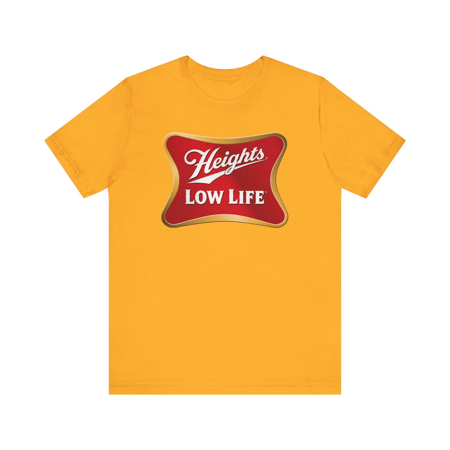 Heights Low Life Beer Logo t-shirt funny mens womens | Speak Out Shirts