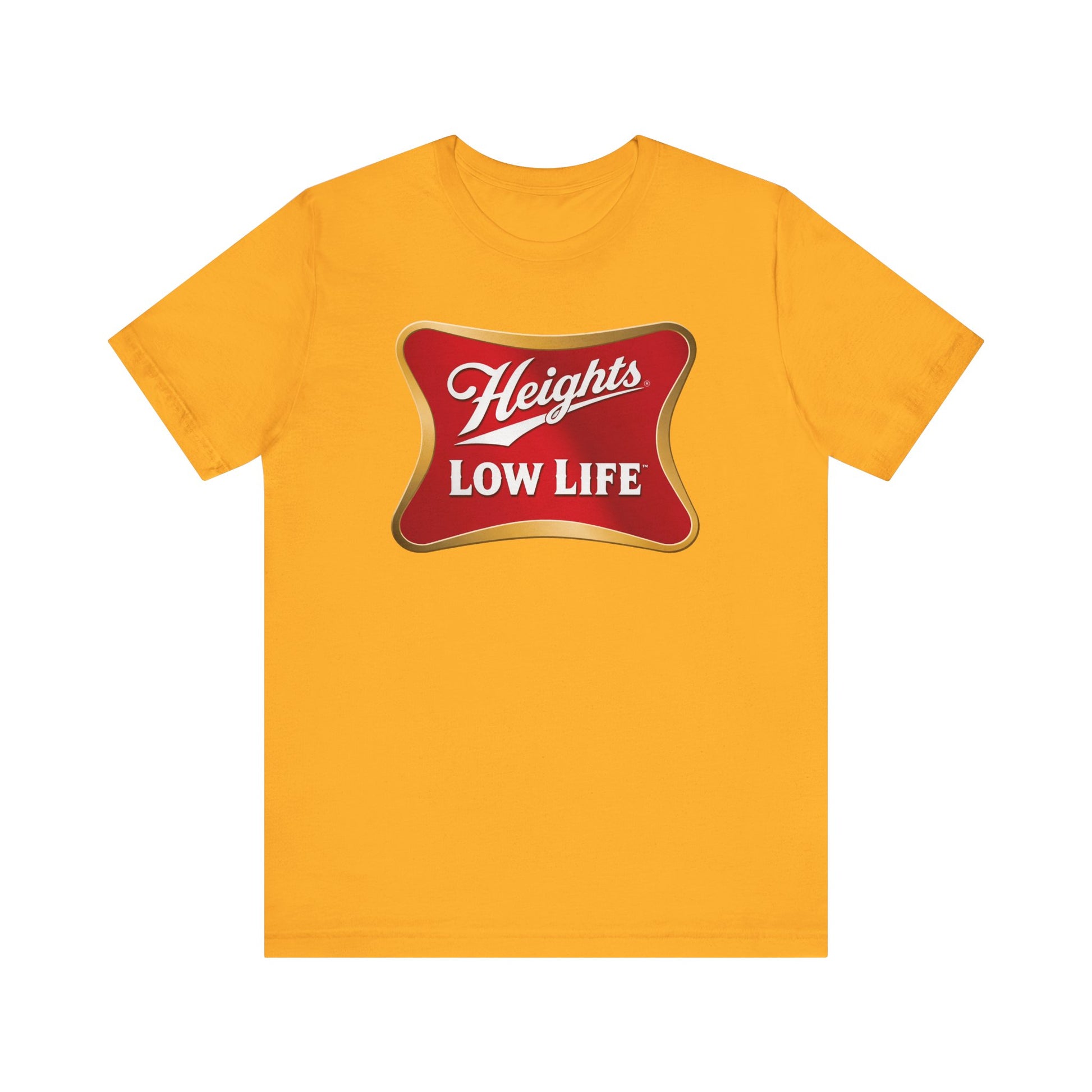 Heights Low Life Beer Logo t-shirt funny mens womens | Speak Out Shirts