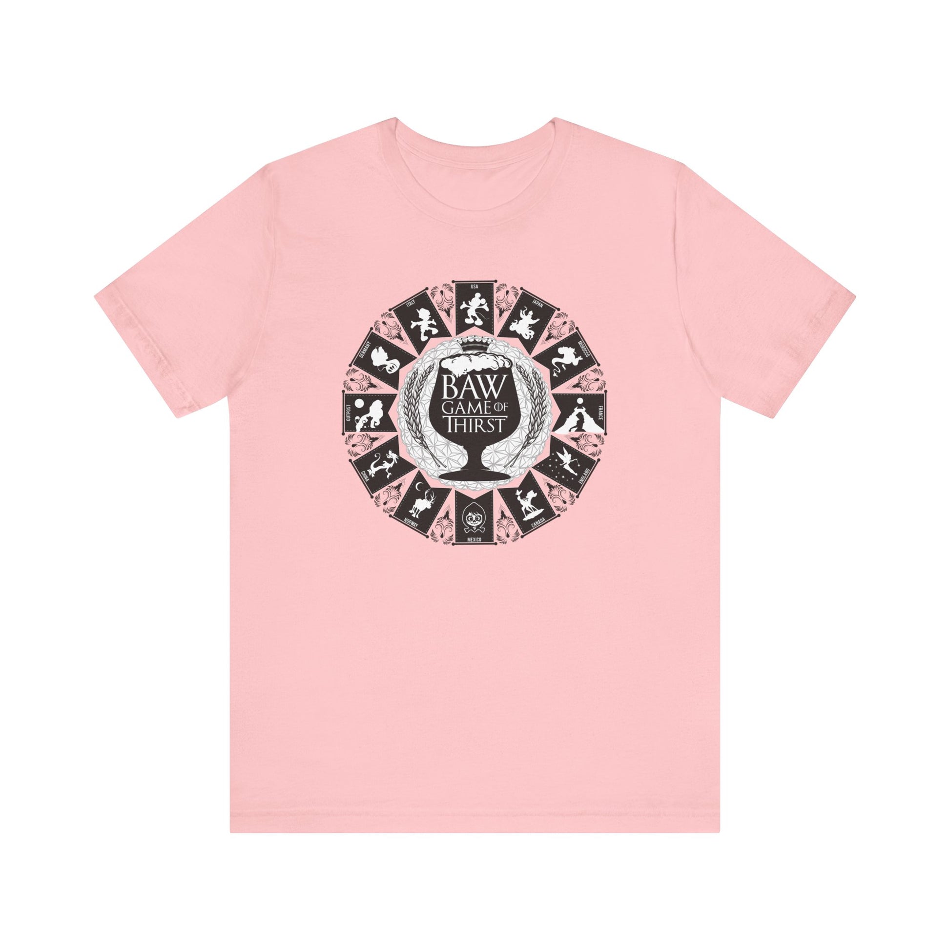 Game of Thirst Epcot Group Drinking t-shirt mens womens ladies | Speak Out Shirts