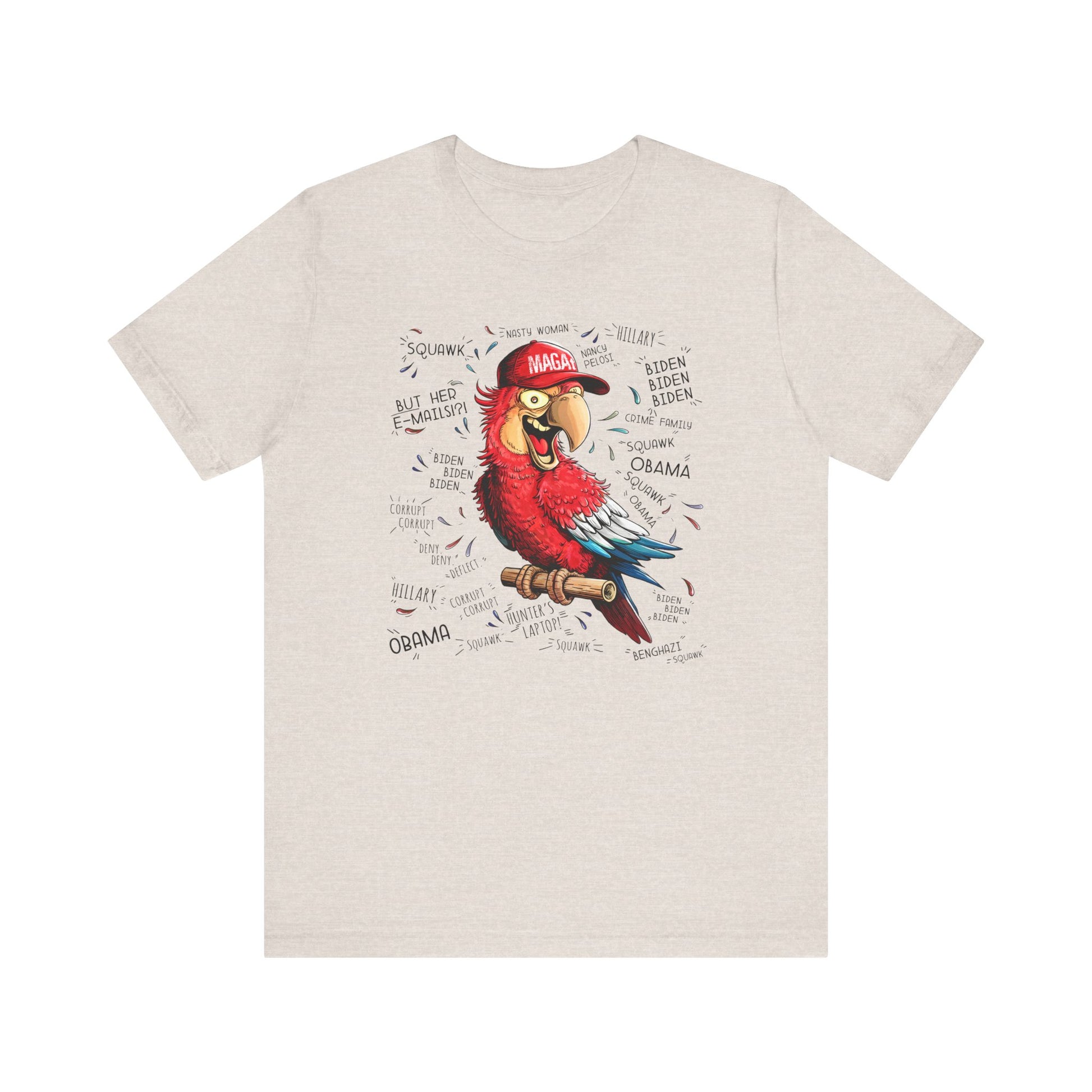 Squawk tastic Deflection Parrot The Ultimate MAGA t-shirt protest mens womens | Speak Out Shirts