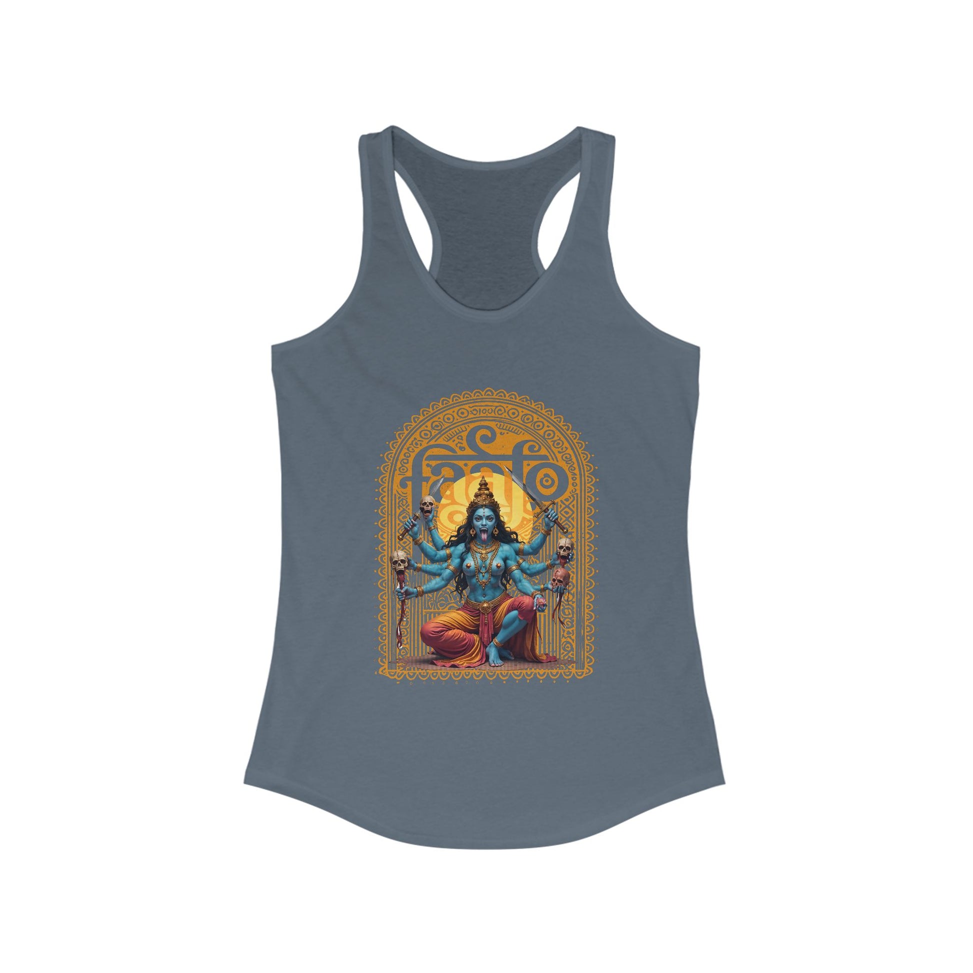 Feminist Fury Goddess Kali Strikes Back Racerback t-shirt protest mens womens | Speak Out Shirts