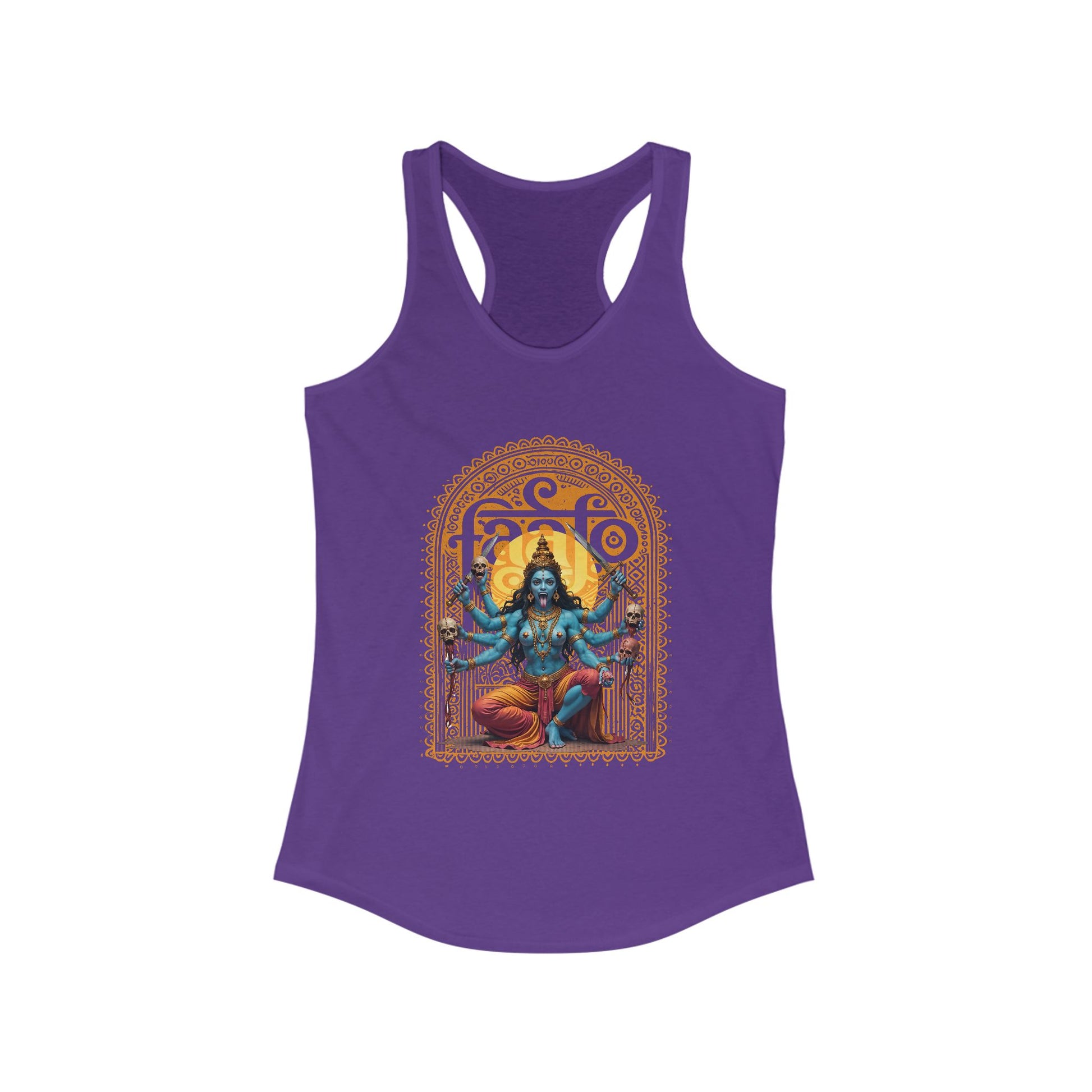 Feminist Fury Goddess Kali Strikes Back Racerback t-shirt protest mens womens | Speak Out Shirts