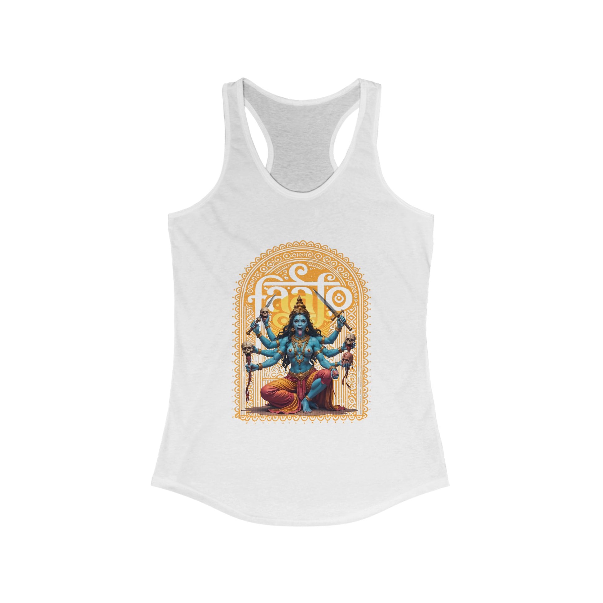 Feminist Fury Goddess Kali Strikes Back Racerback t-shirt protest mens womens | Speak Out Shirts