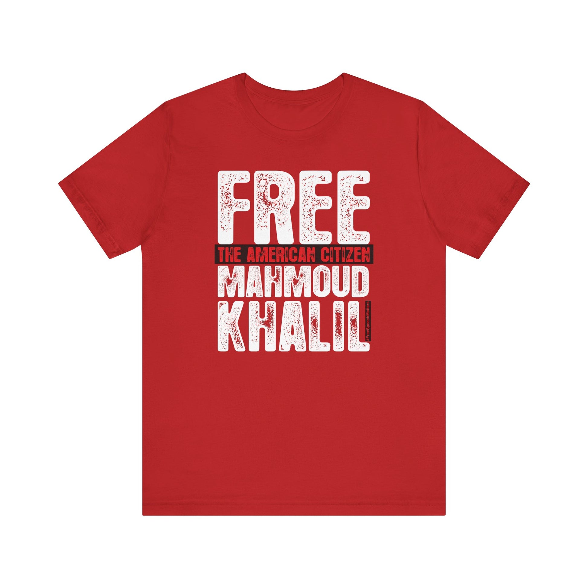 Free Mahmoud Khalil #FreeSpeechMatters t-shirt protest mens womens | Speak Out Shirts