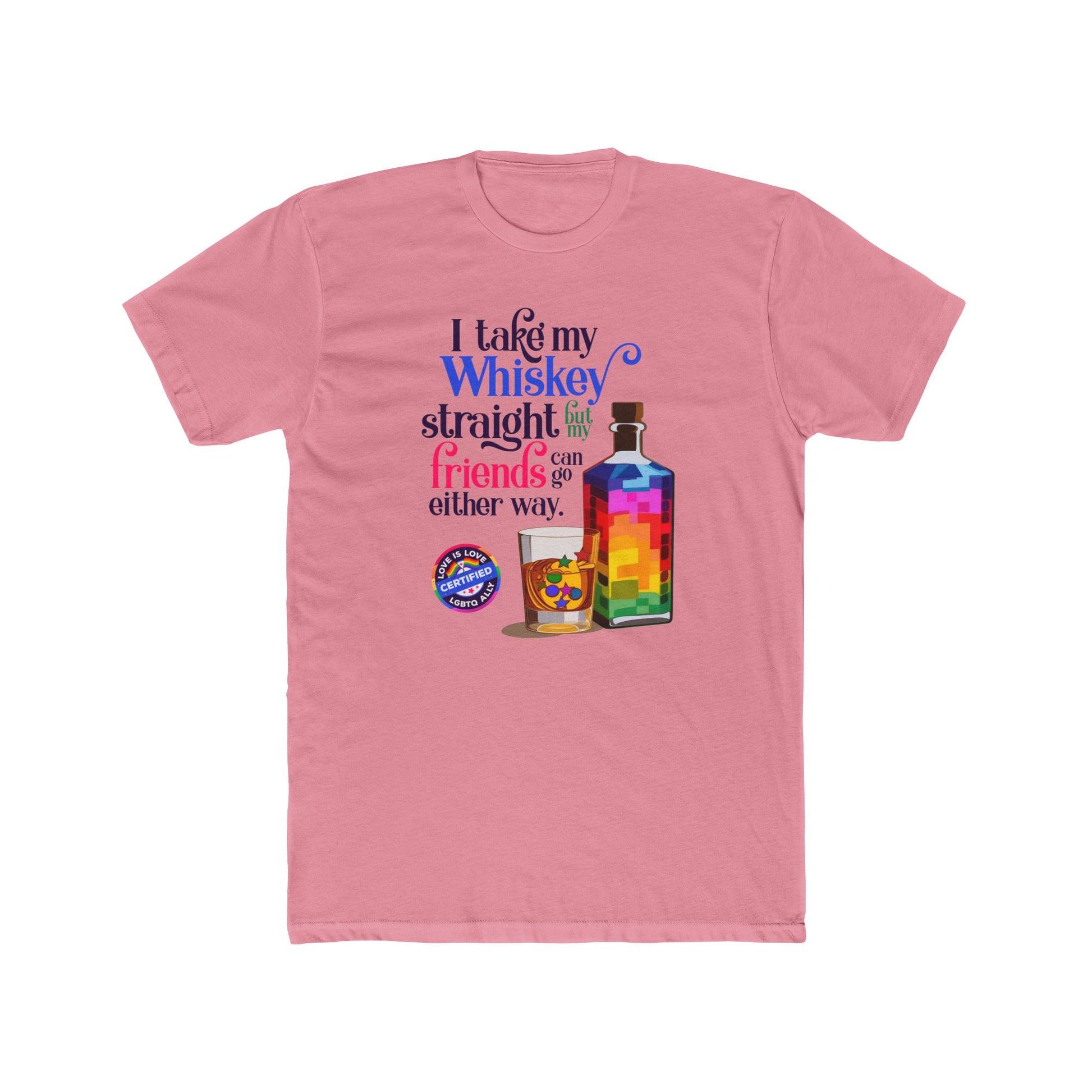 Whiskey Straight | LGBTQ Ally Unisex t-Shirt