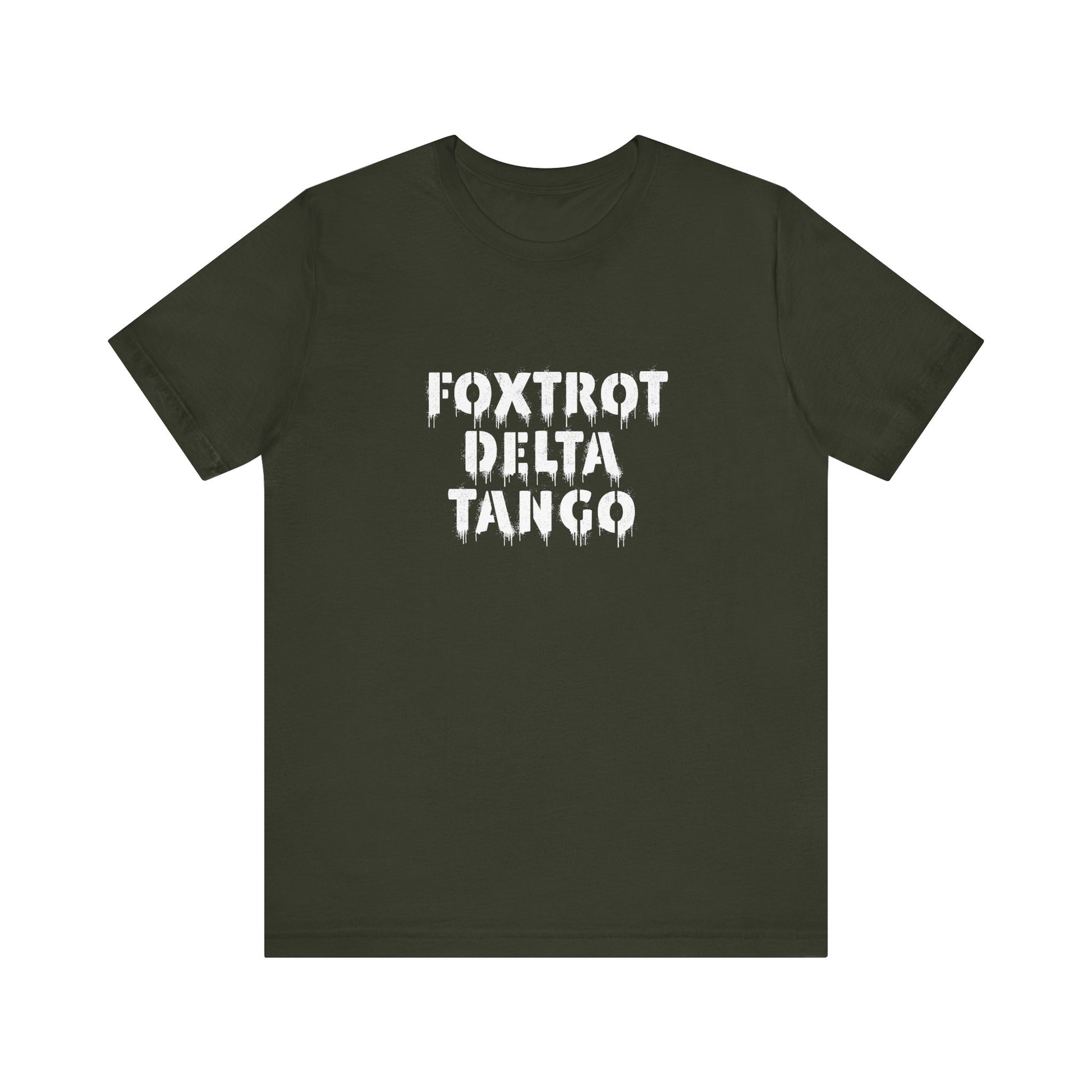 Foxtrot Delta Tango FDT t-shirt activist mens womens | Speak Out Shirts