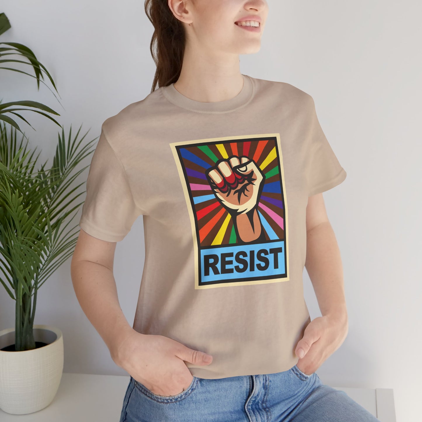 Unisex Pride Tee - LGBTQ+ RESIST