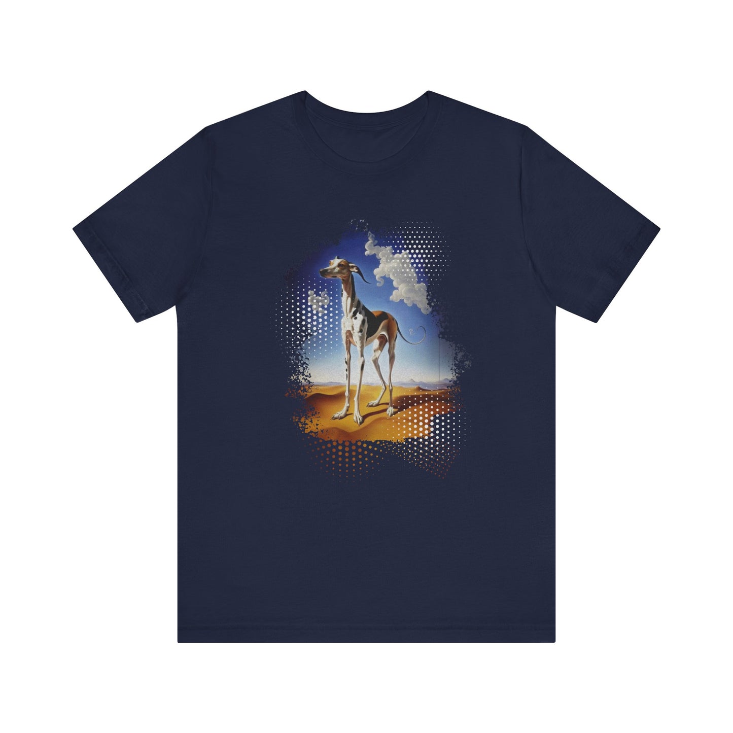 Greyhound Dreams - Dali Inspired Greyhound Unisex Tee