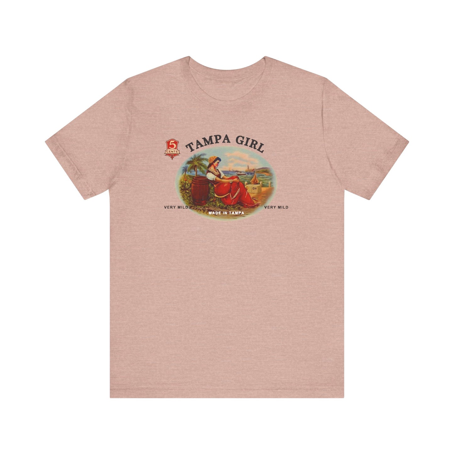 Tampa Girl Cigar Box Art Tee